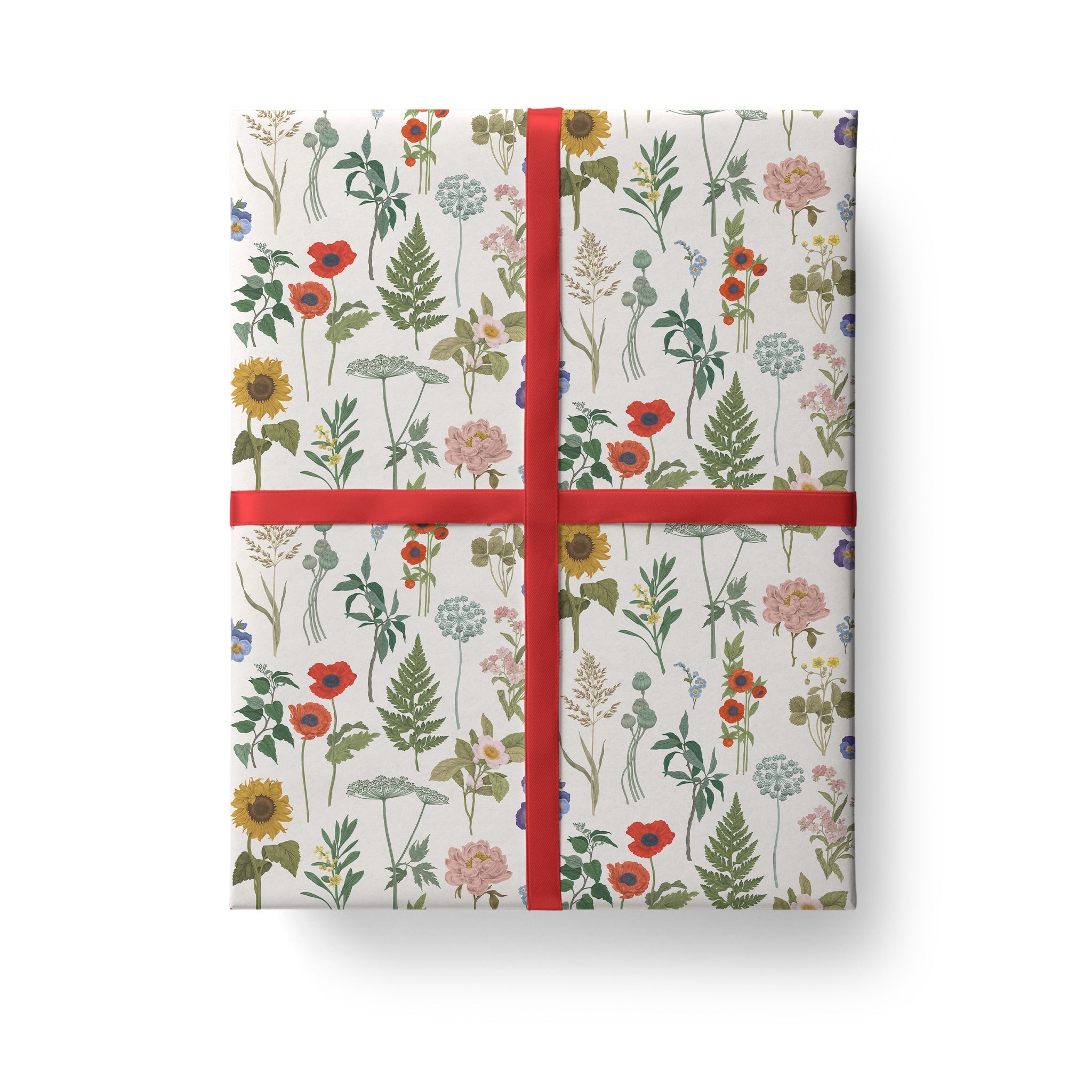 Floral Pattern Gift Wrap