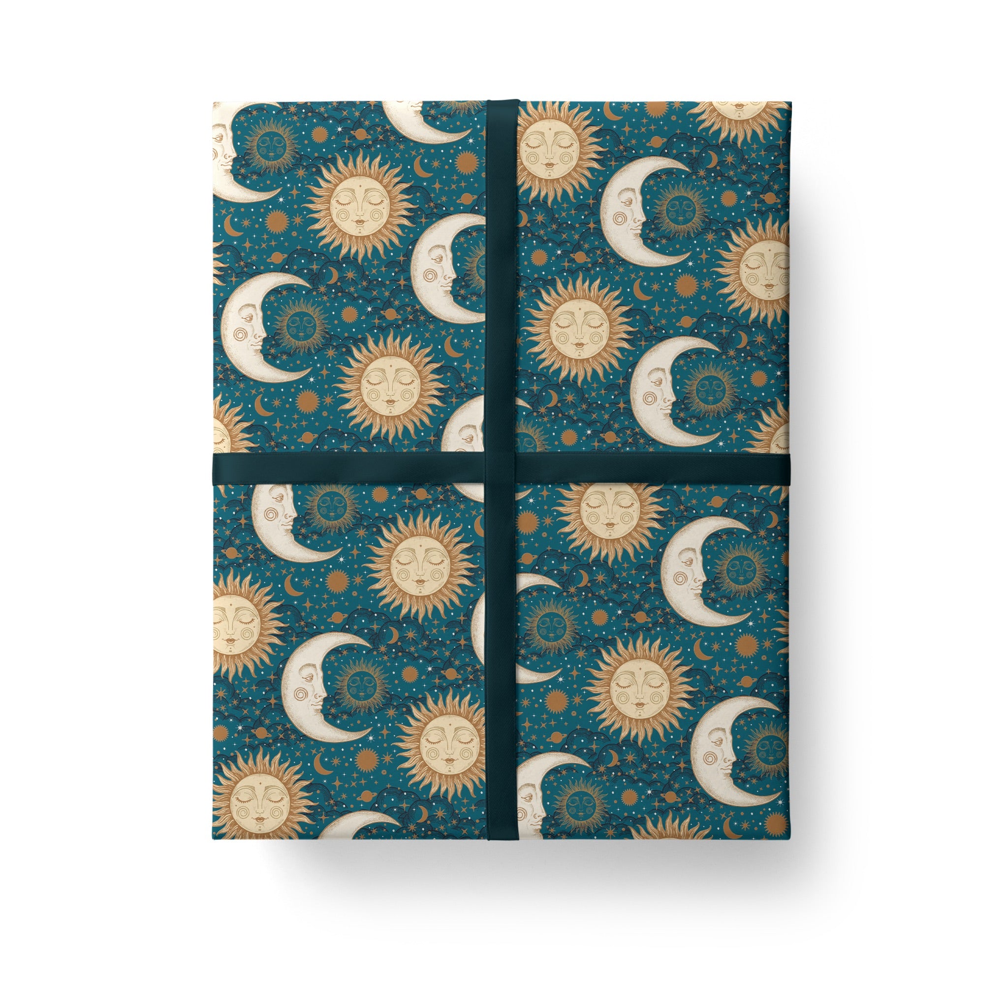Sun, Moon & Stars Gift Wrap