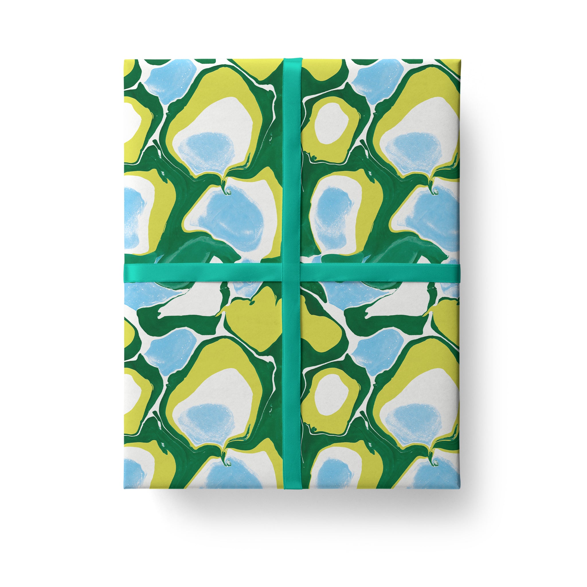 Green Marble Gift Wrap