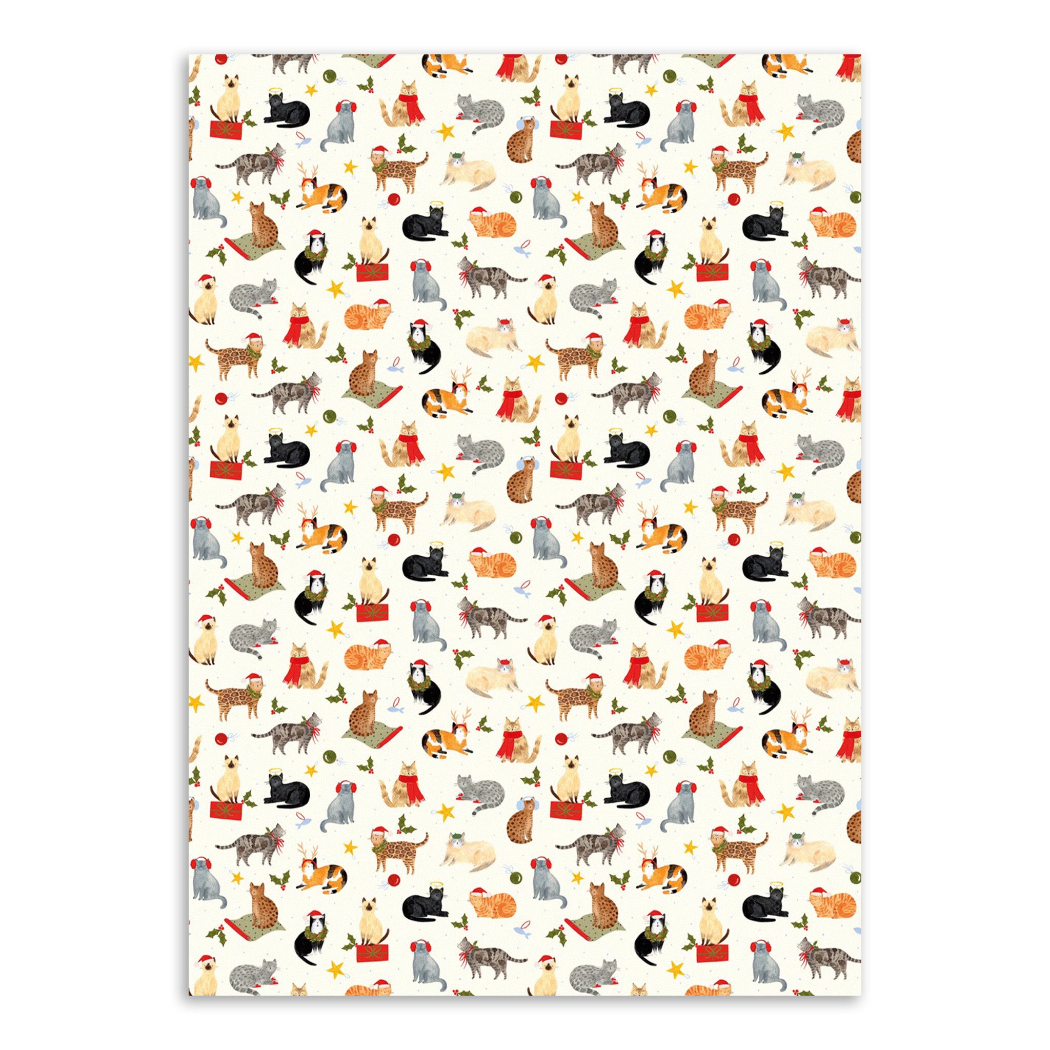 Santa Paws Christmas Gift Wrap