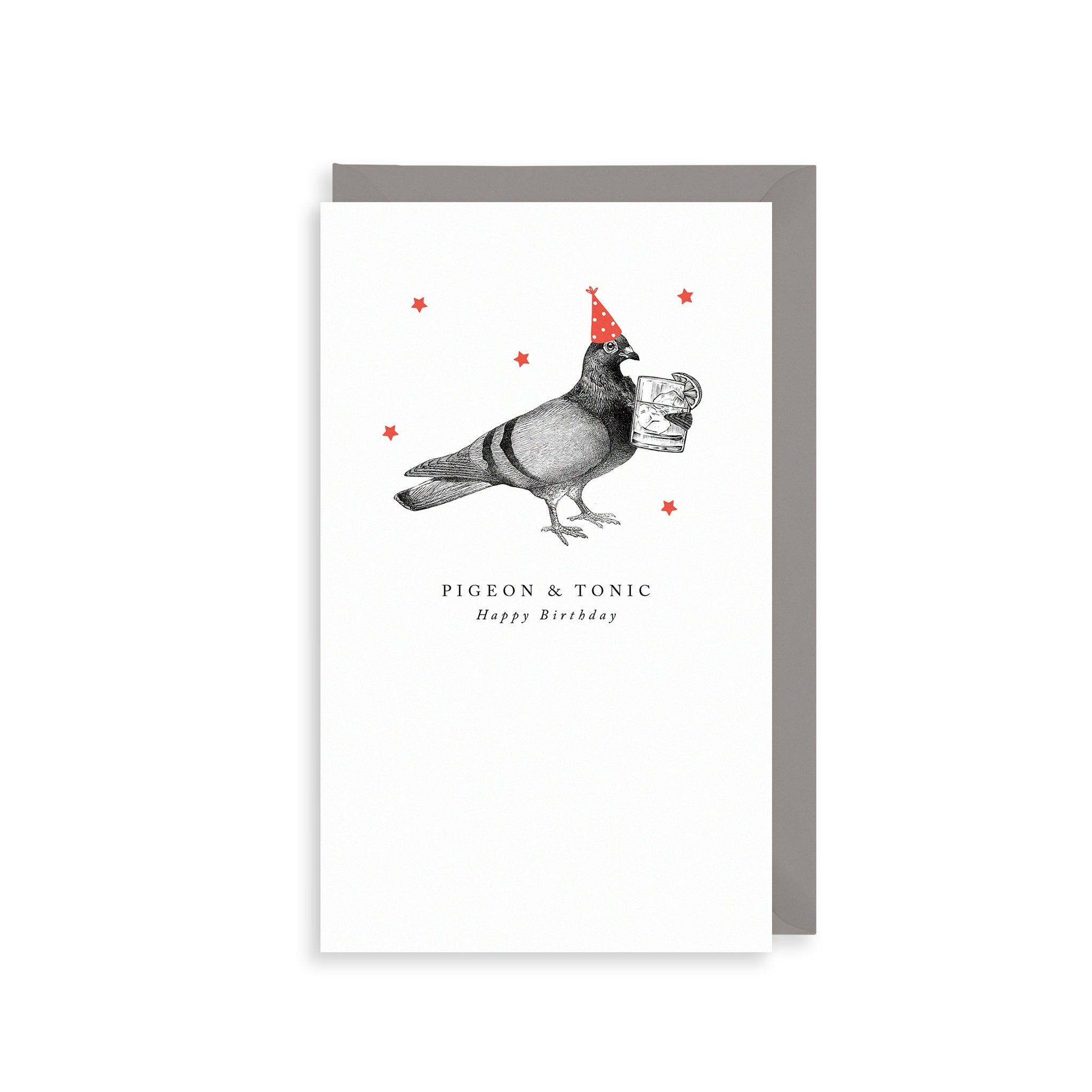 Pigeon & Tonic Greetings Card The Art File