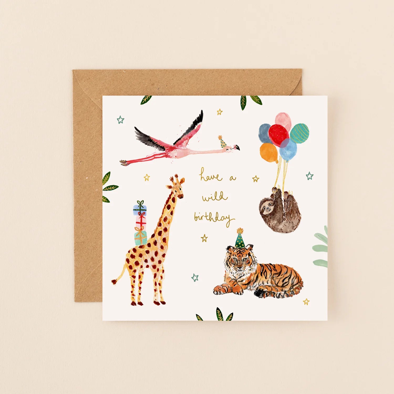 Animal Wild Birthday Card