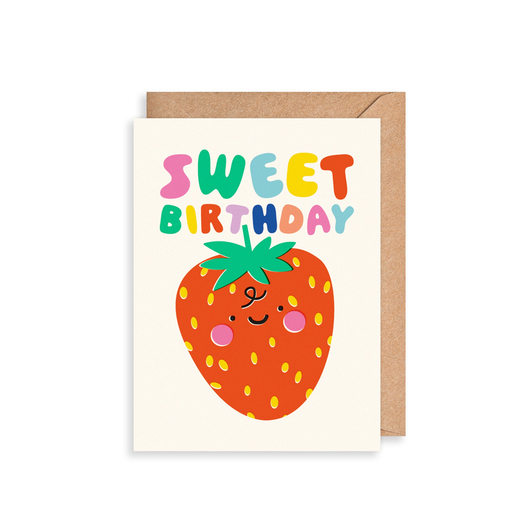 Sweet Strawberry Birthday Card