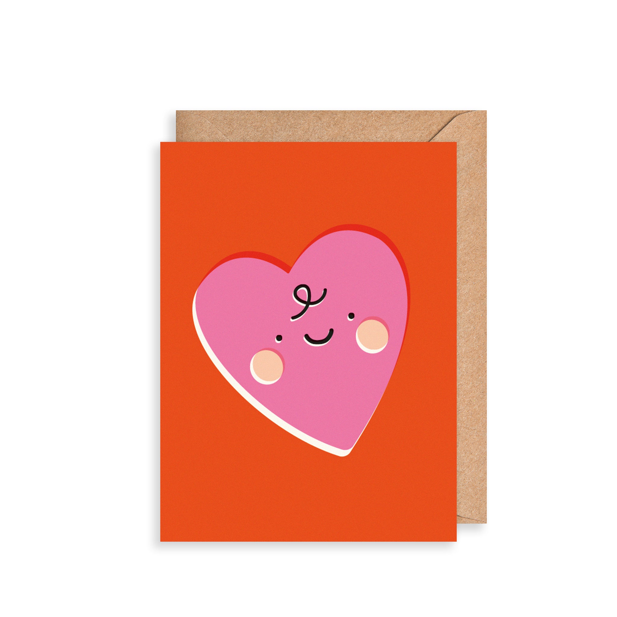 Happy Heart Greetings Card