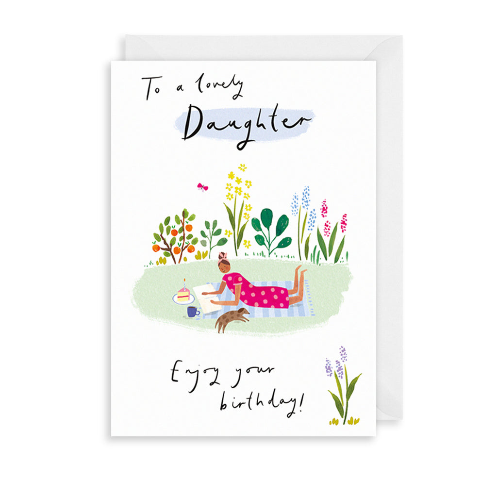 Lovely Daughter Greetings Card The Art File