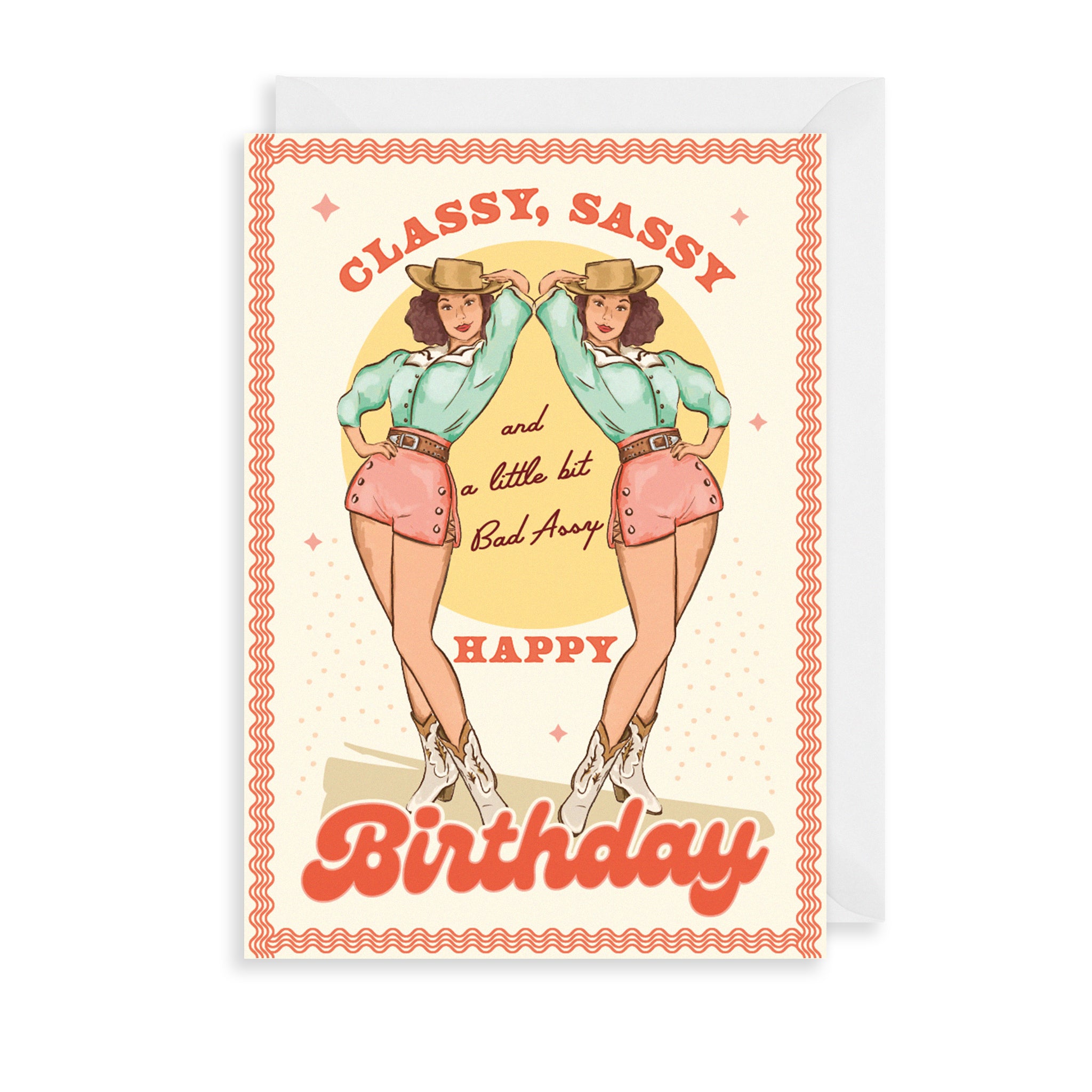 Classy, Sassy Greetings Card