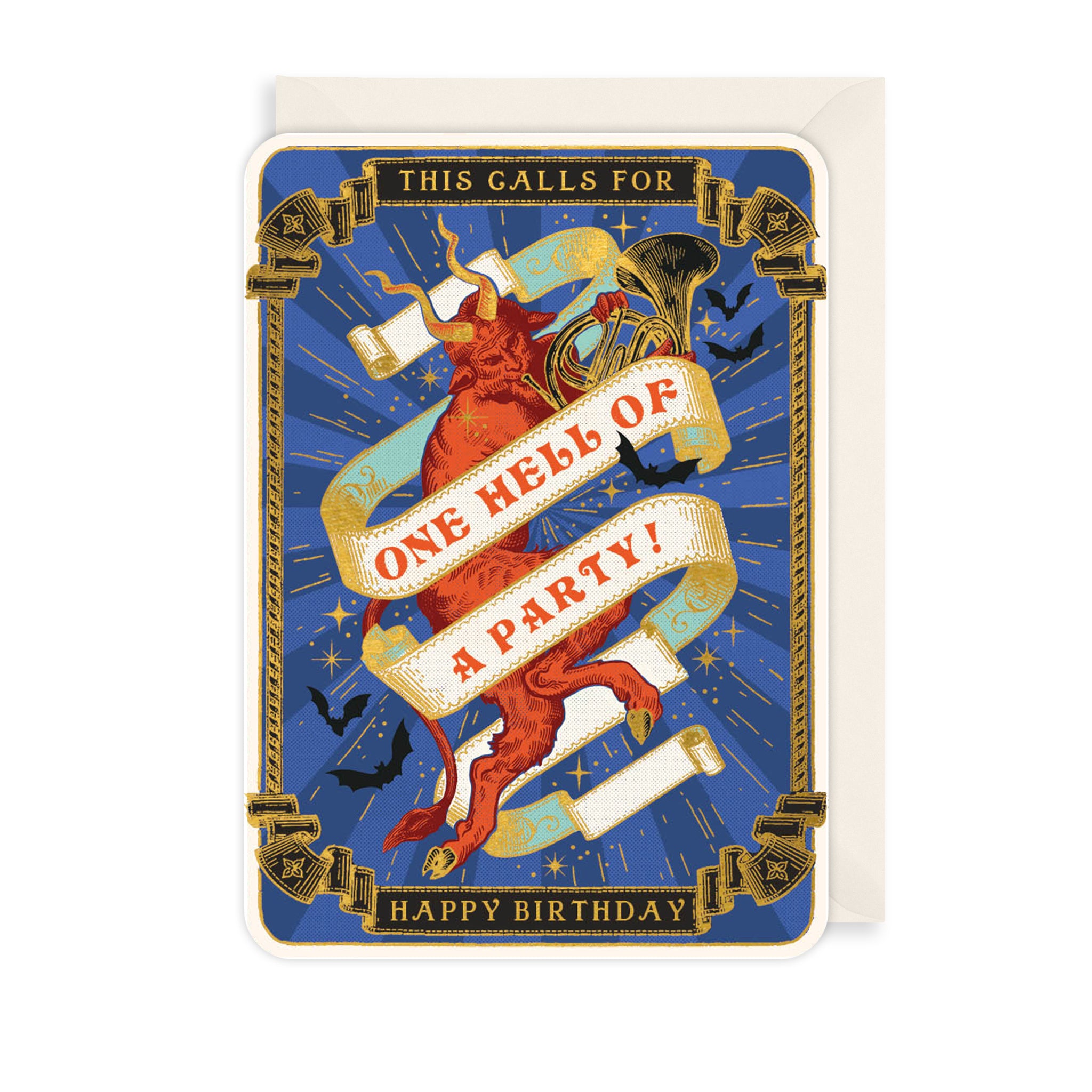 Hell Of A Party Birthday Card