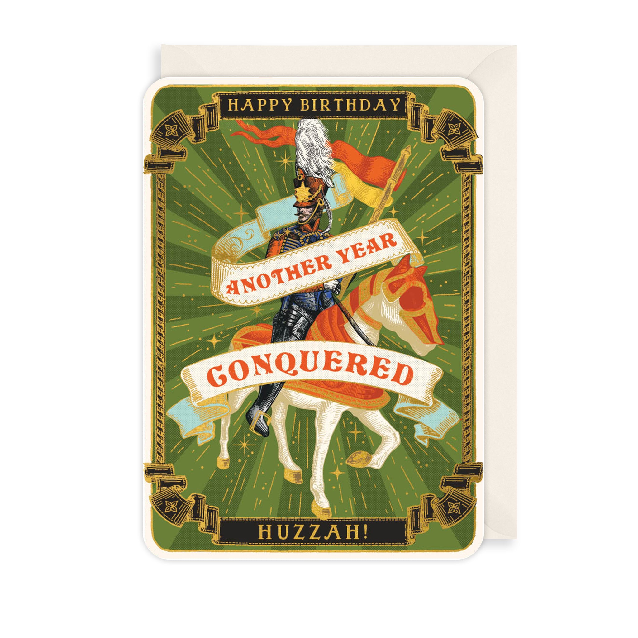 Another Year Conquered Birthday Card