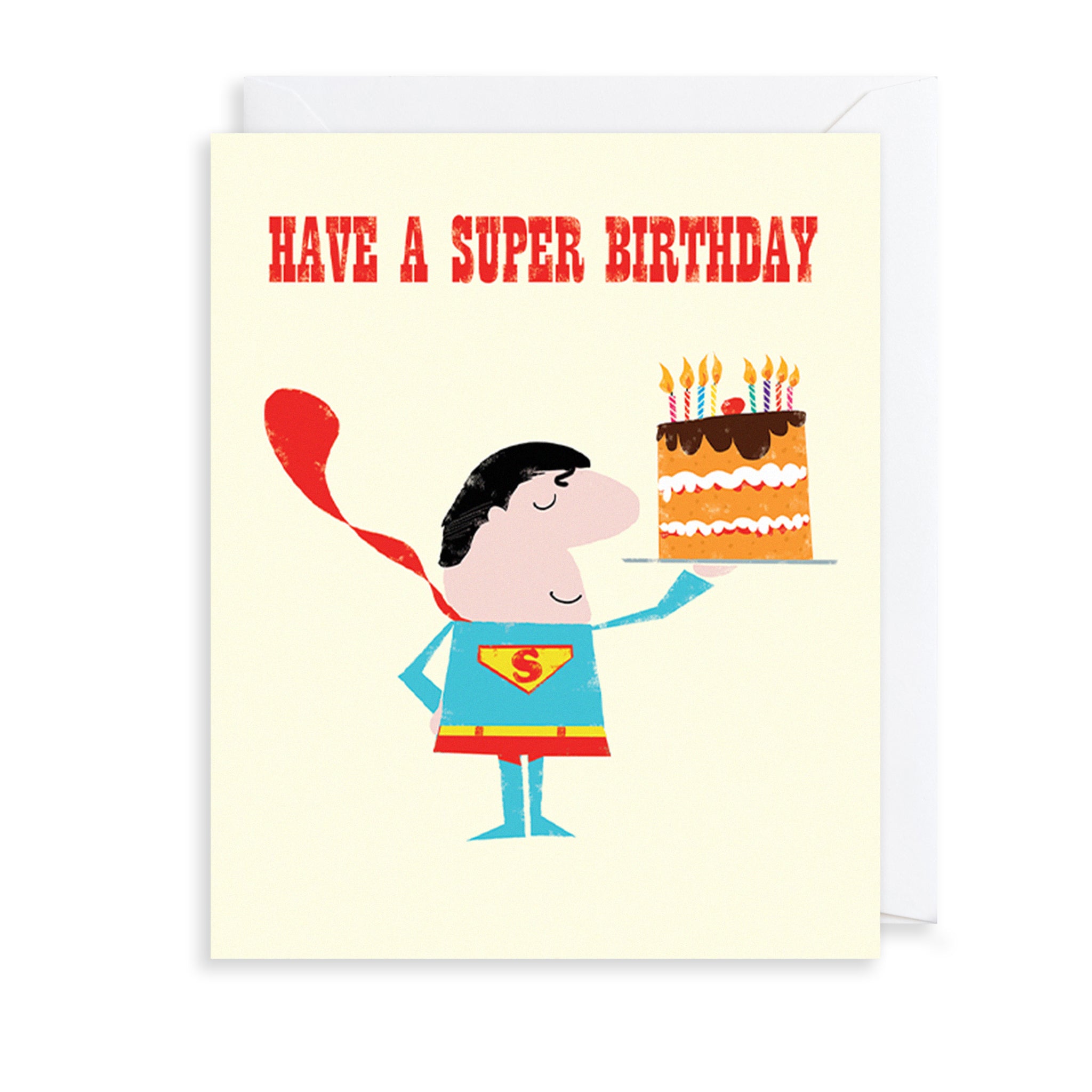 Super Birthday Greetings Card The Art File