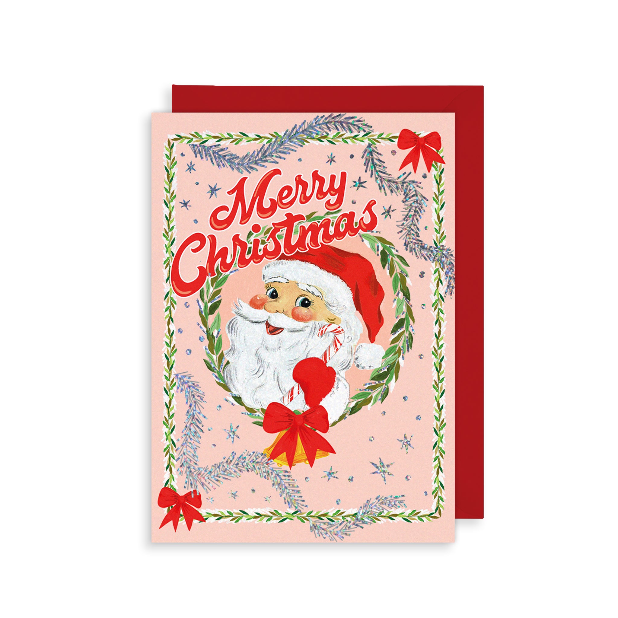 Festive Santa Christmas Card