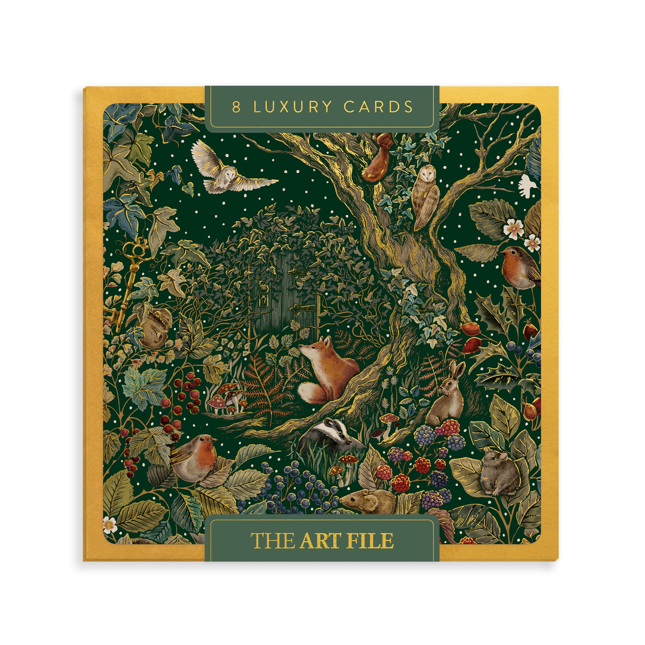 Secret Garden, 8 Luxury Christmas Cards