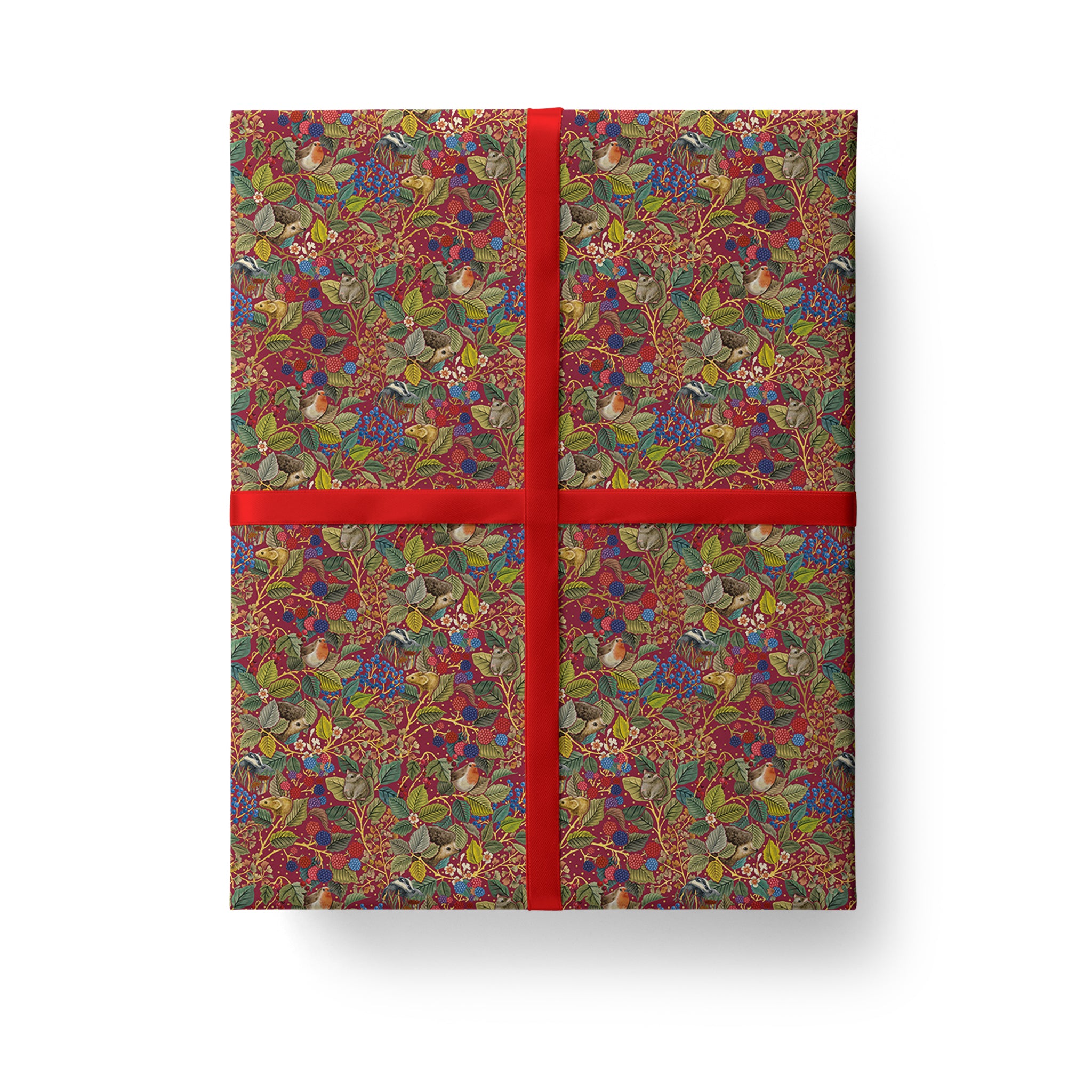 Woodland Creatures Luxury Christmas Gift Wrap