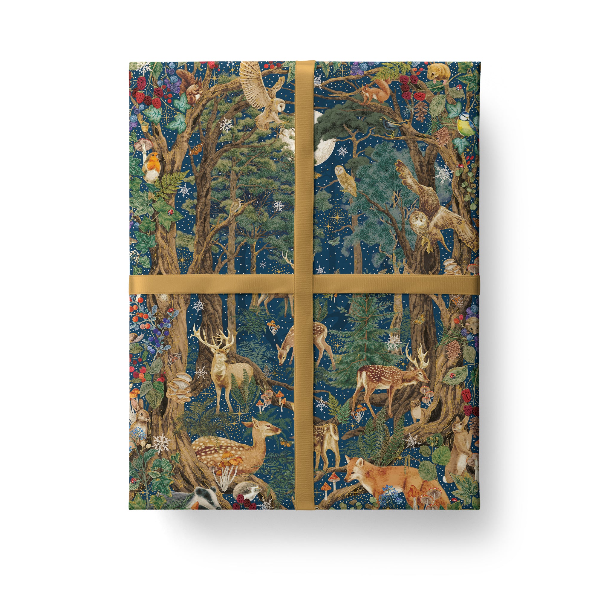 Into The Forest Luxury Christmas Gift Wrap