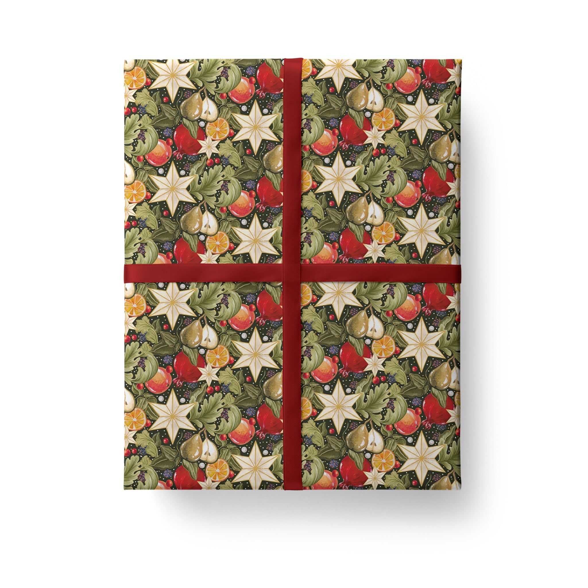 Festive Star Luxury Christmas Gift Wrap
