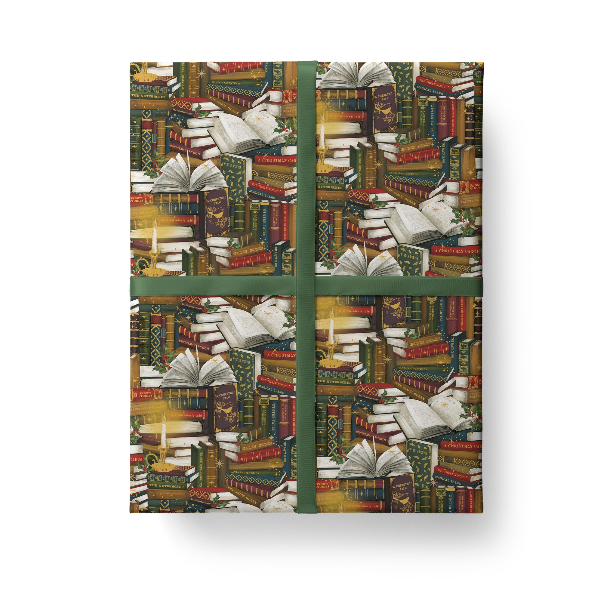 Christmas Books Luxury Christmas Flat Wrap