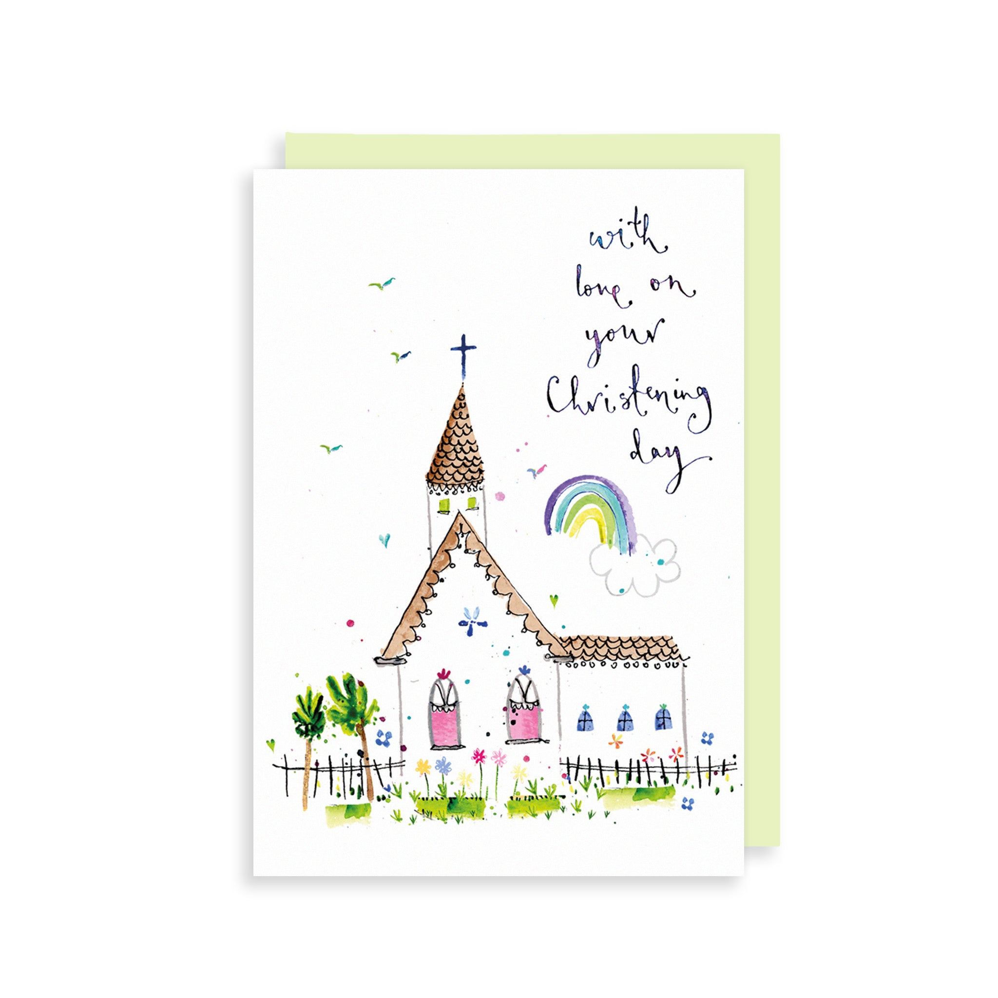 With Love on Your Christening Day Card