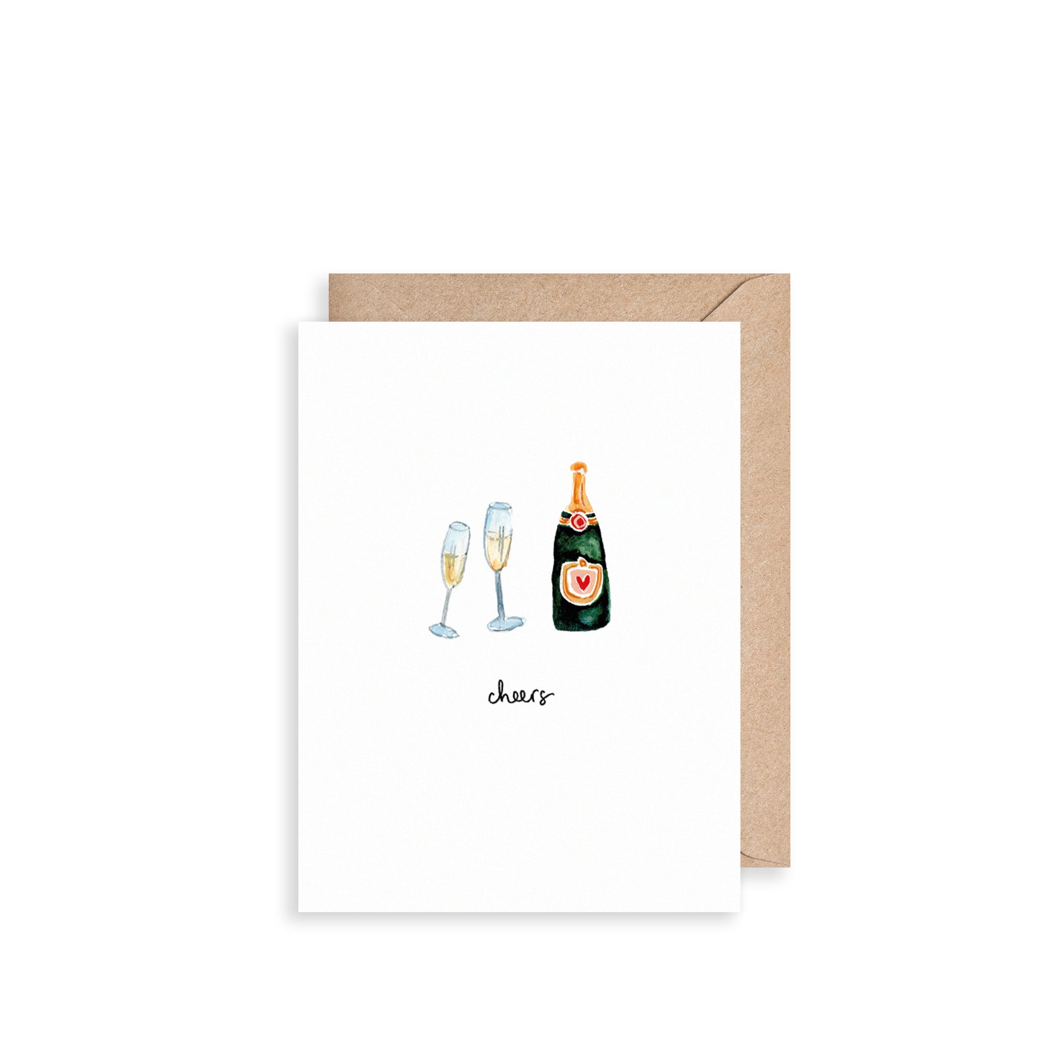 Champagne Cheers Mini Card