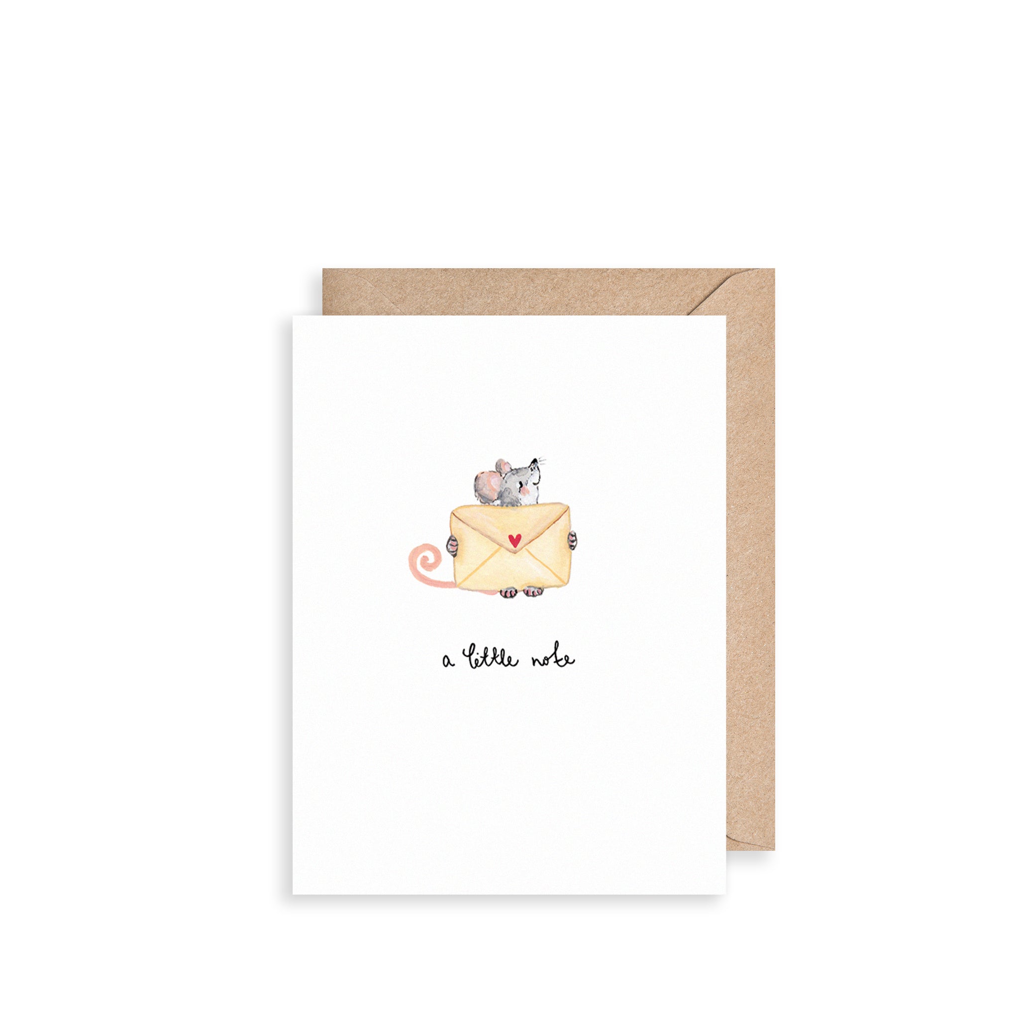 Mouse A Little Note Mini Card