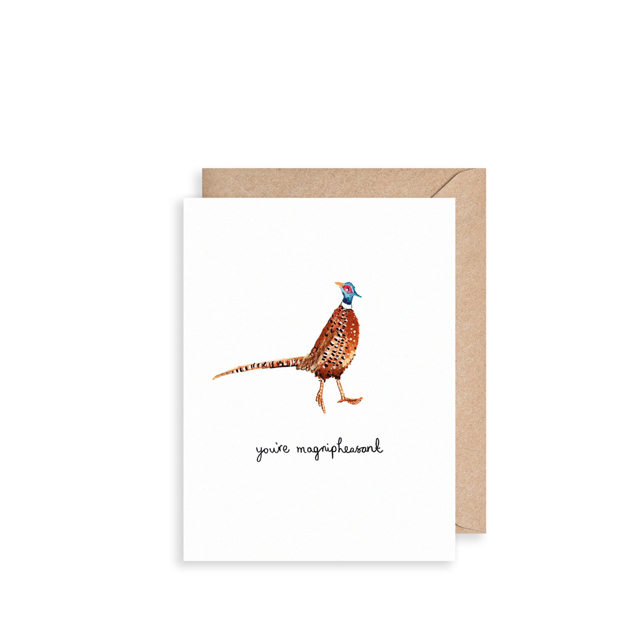 Pheasant You're Magnipheasant Mini Card