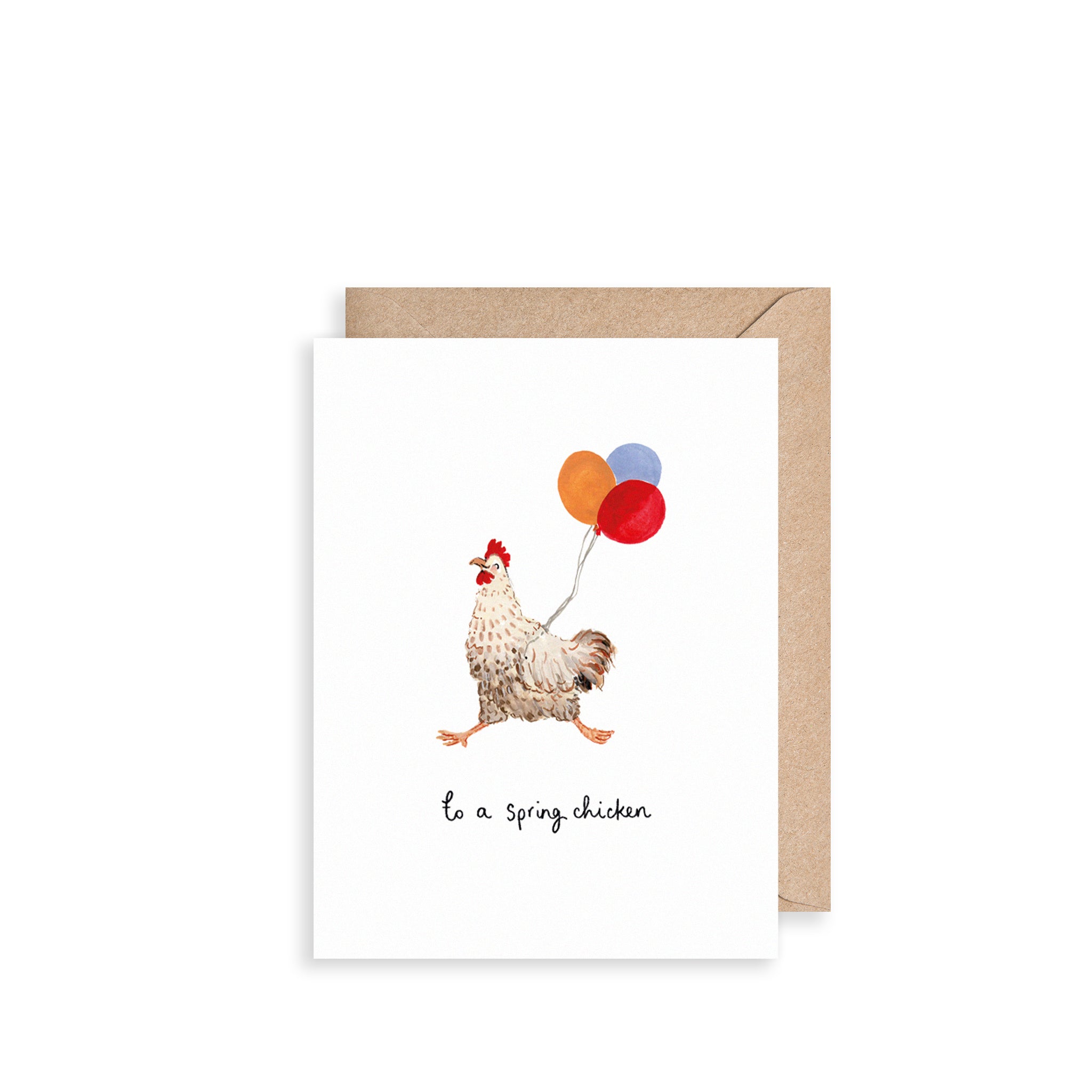 Spring Chicken Mini Card