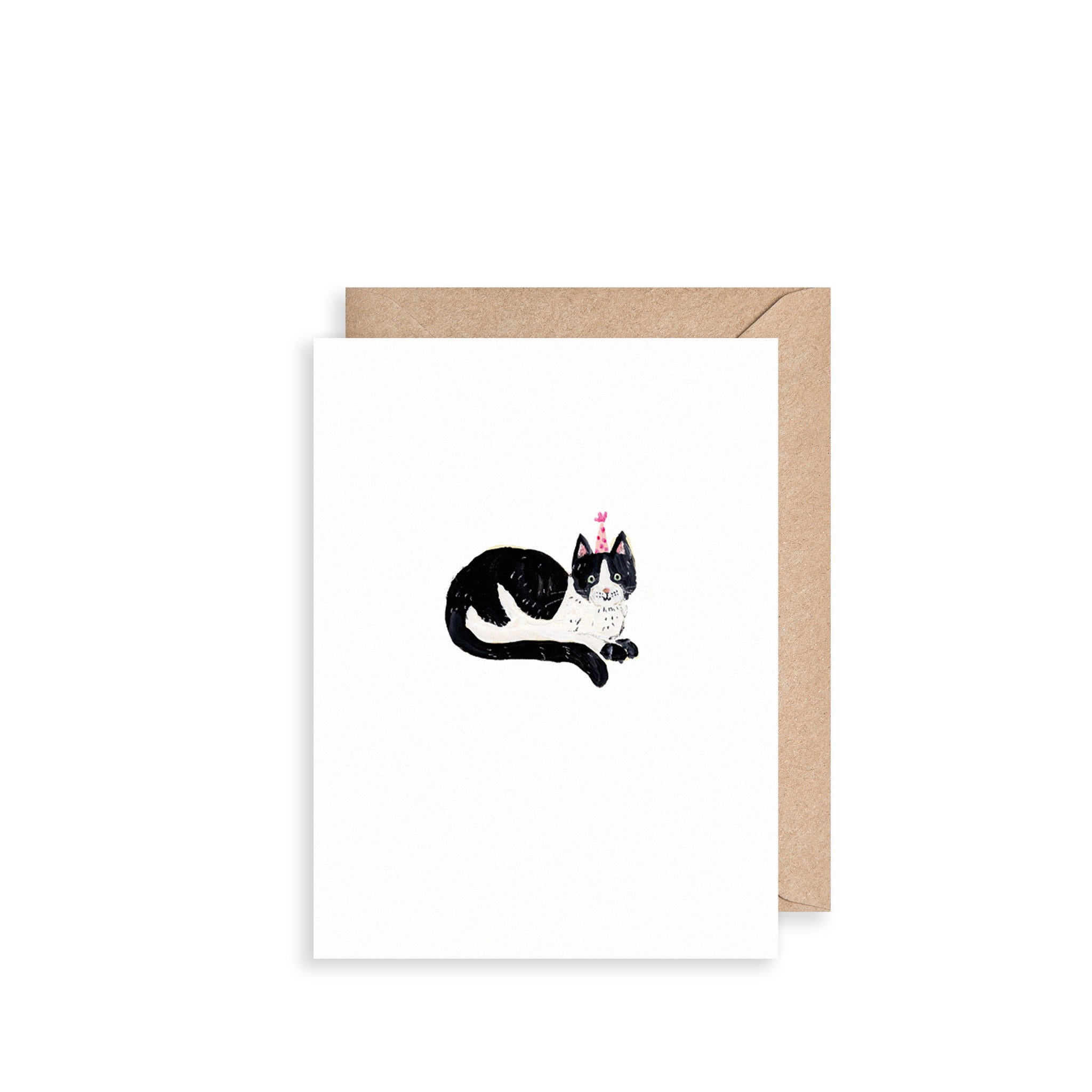 Black and White Cat Mini Card