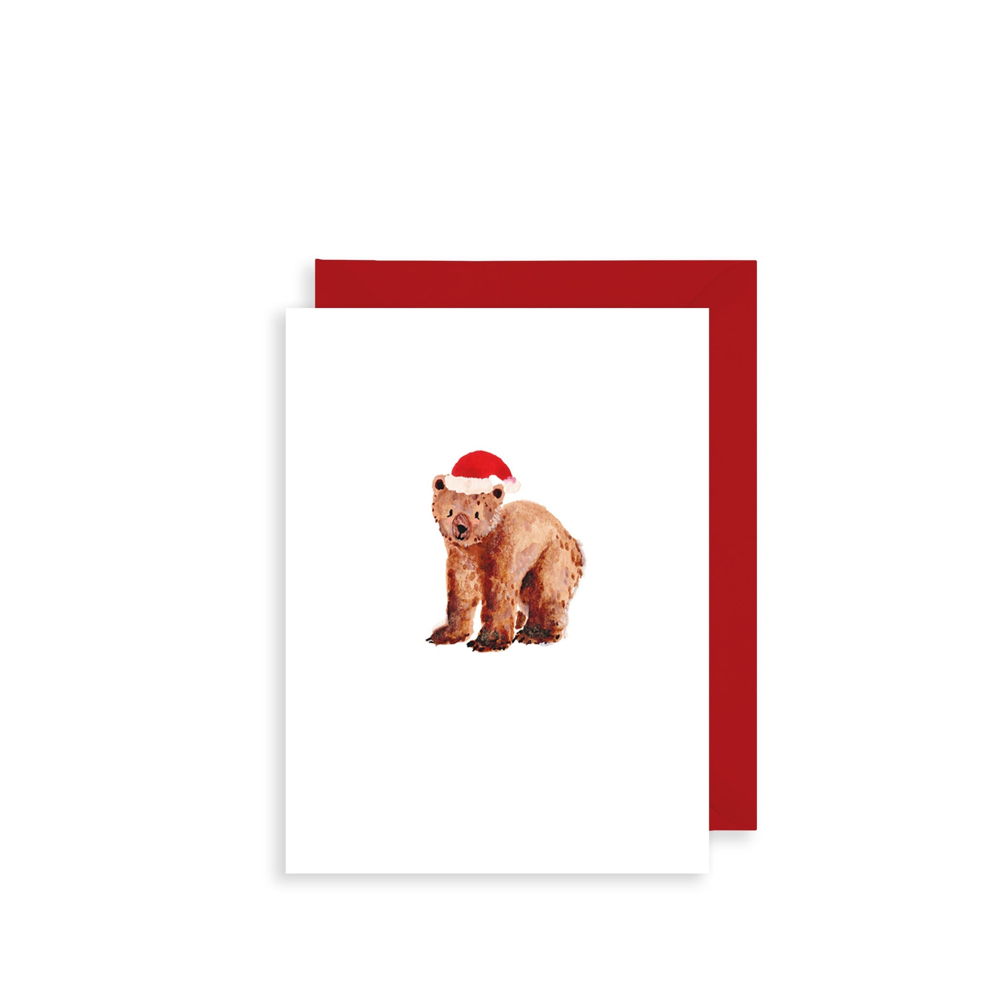 Christmas Bear Bijou Mini Christmas Card