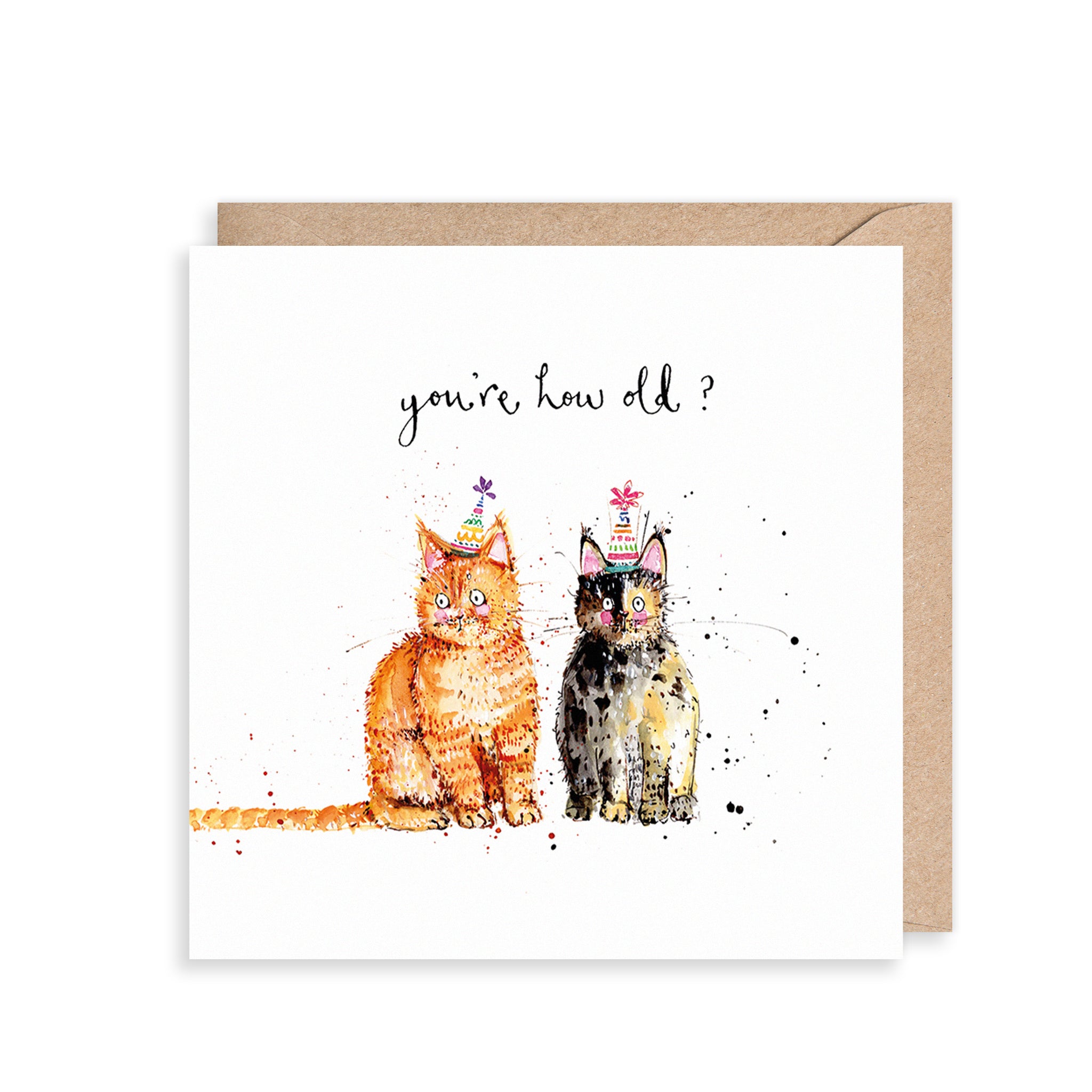 Cats You're How Old? Birthday Card