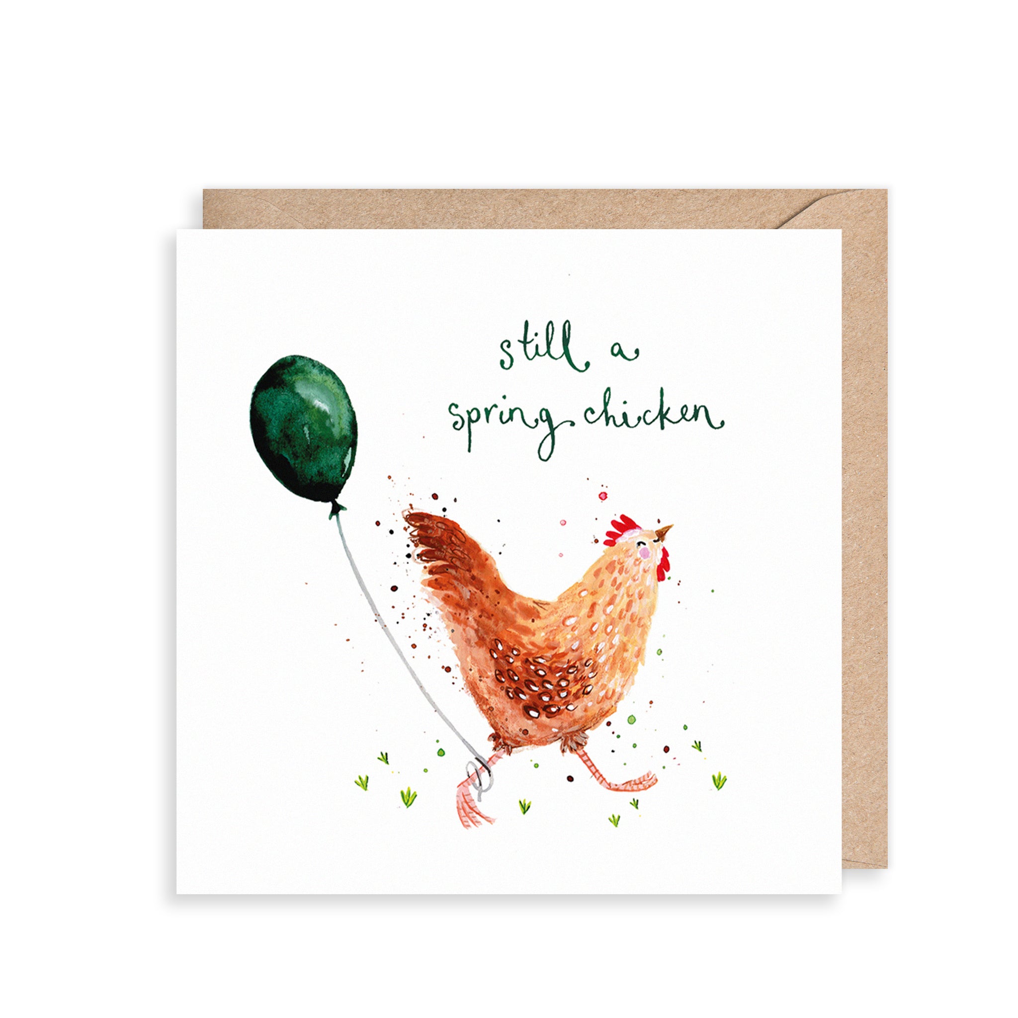 Still a Spring Chicken Birthday Card