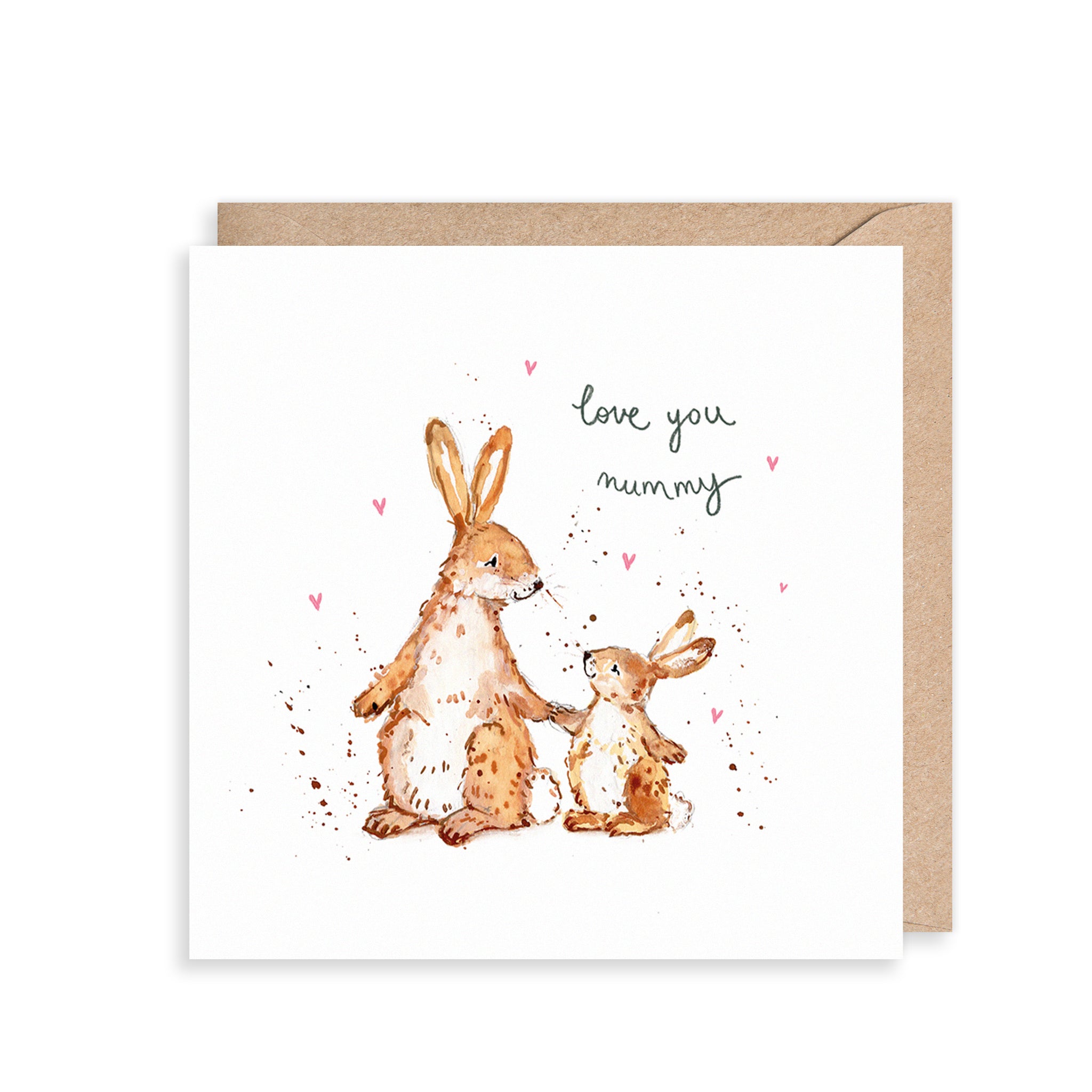 Bunnies Love You Mummy Card