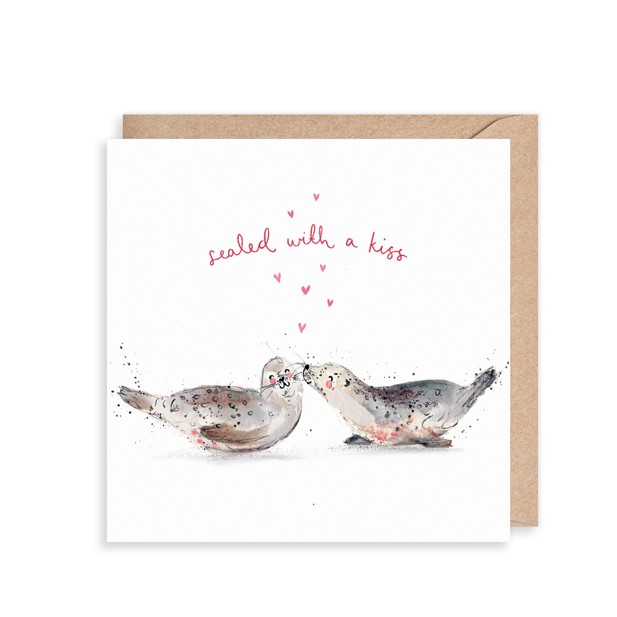 Sealed with a Kiss Romantic Card