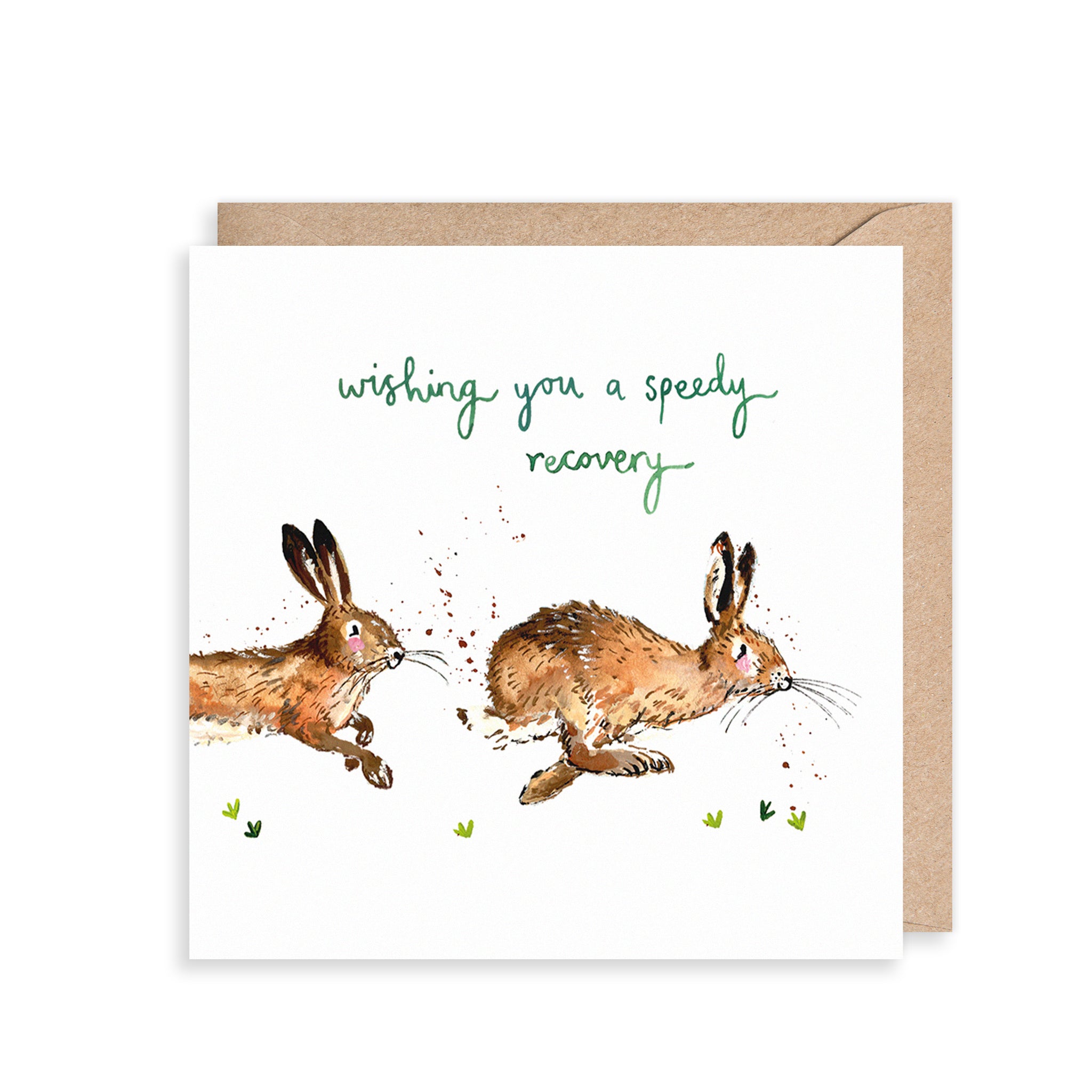 Hares Speedy Recovery Card