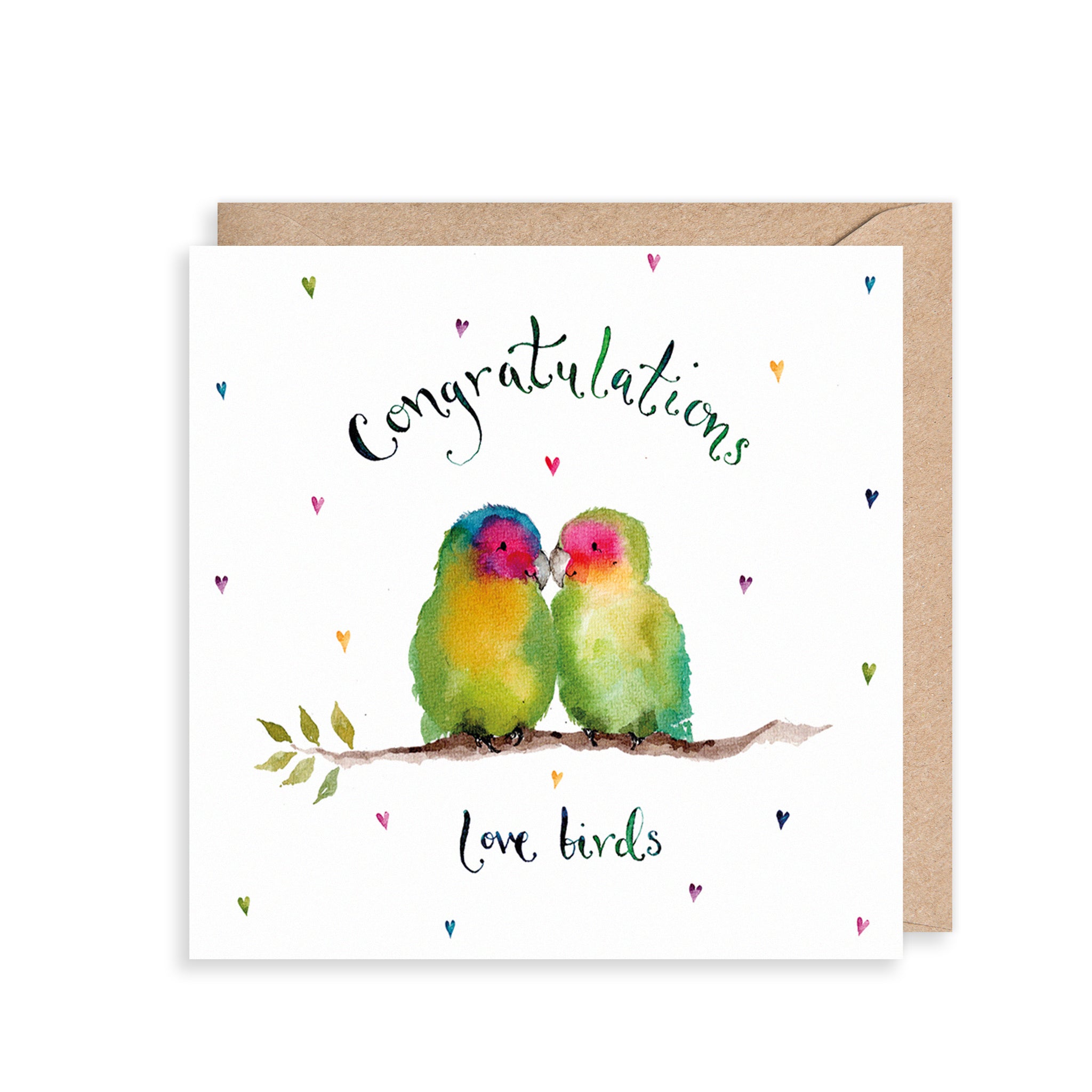 Congrats Love Birds Card