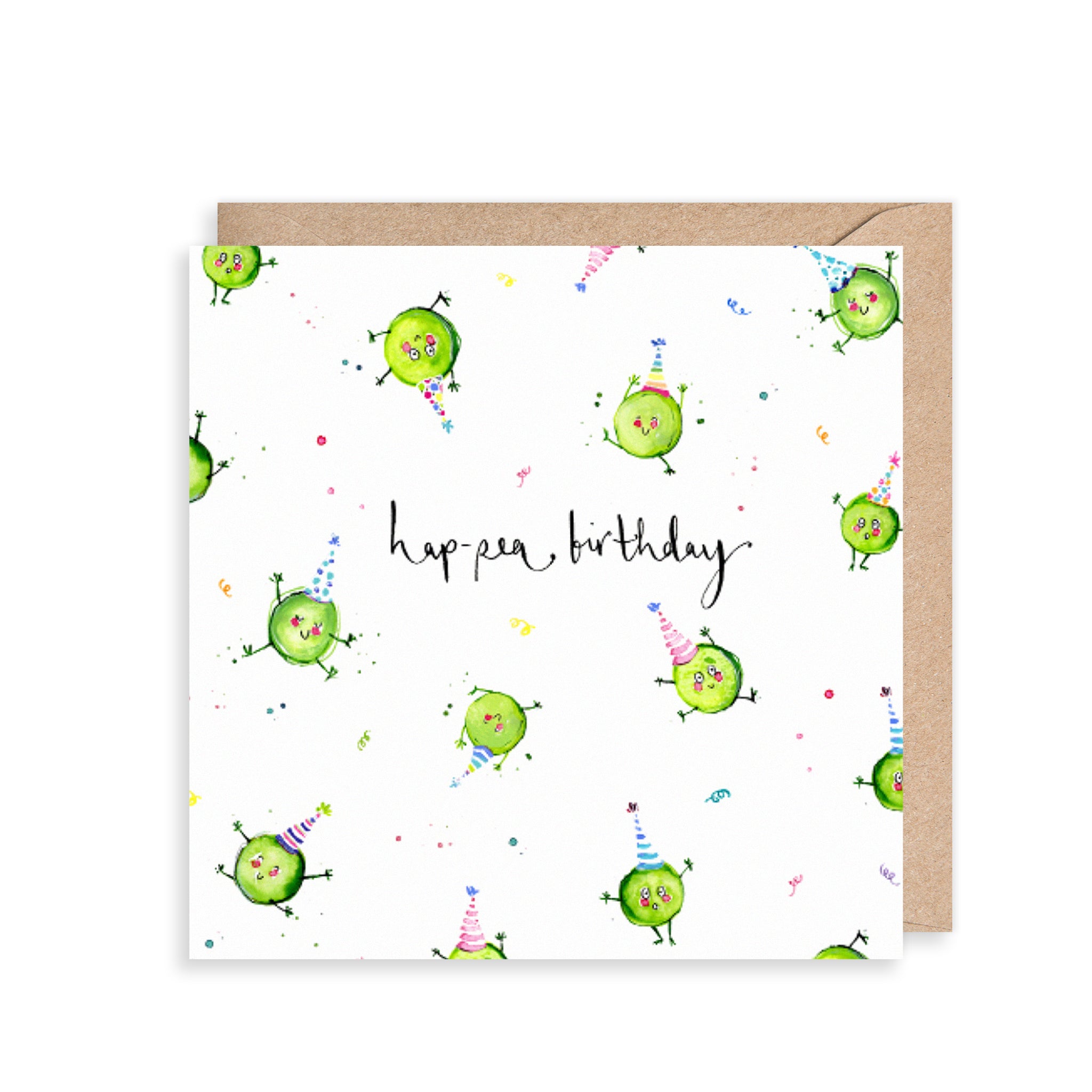 Hap-pea Birthday Card