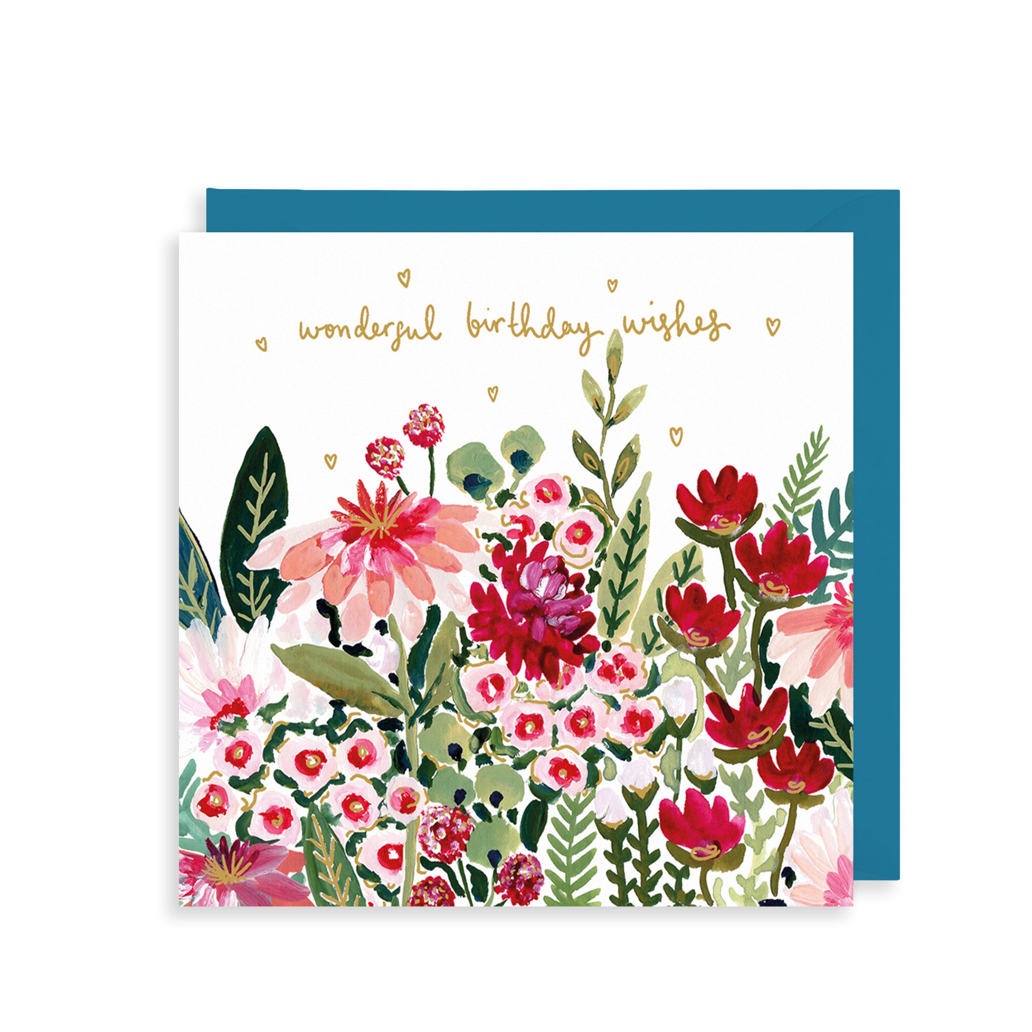 Flowers Wonderful Birthday Card