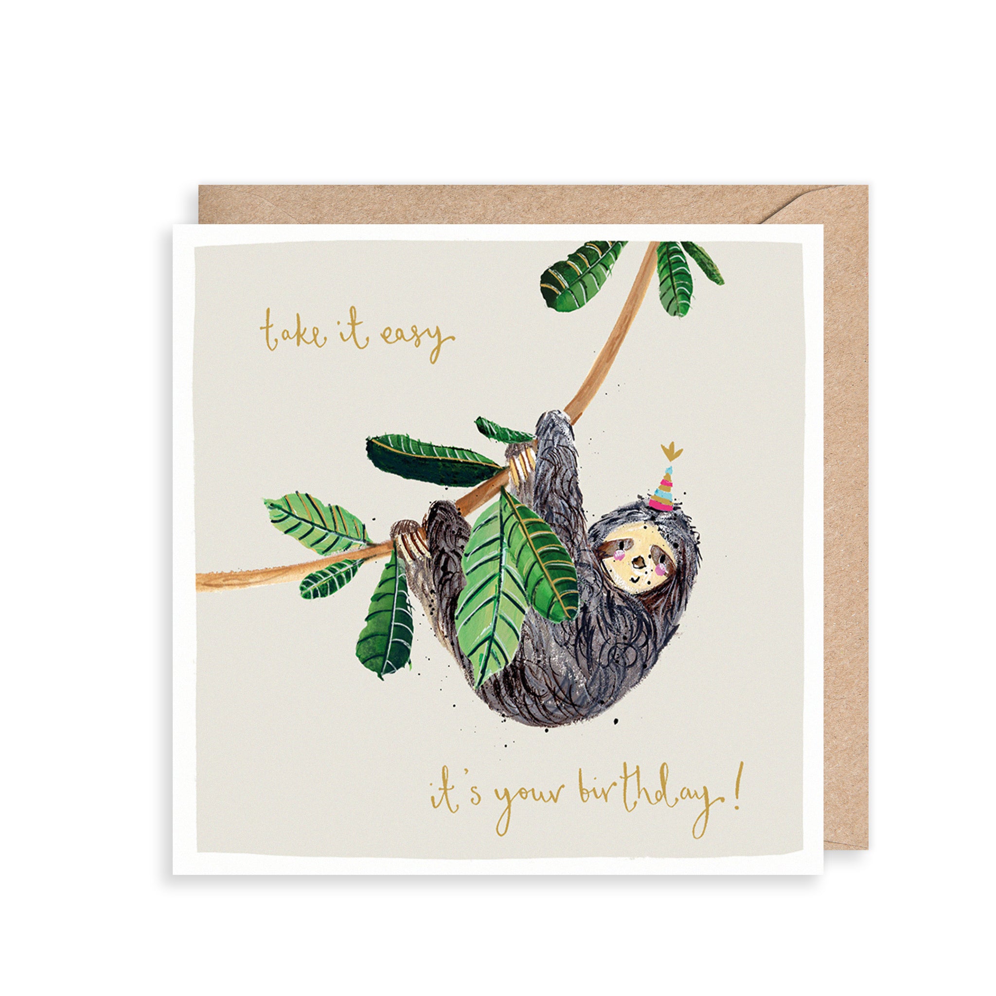 Birthday Sloth Card