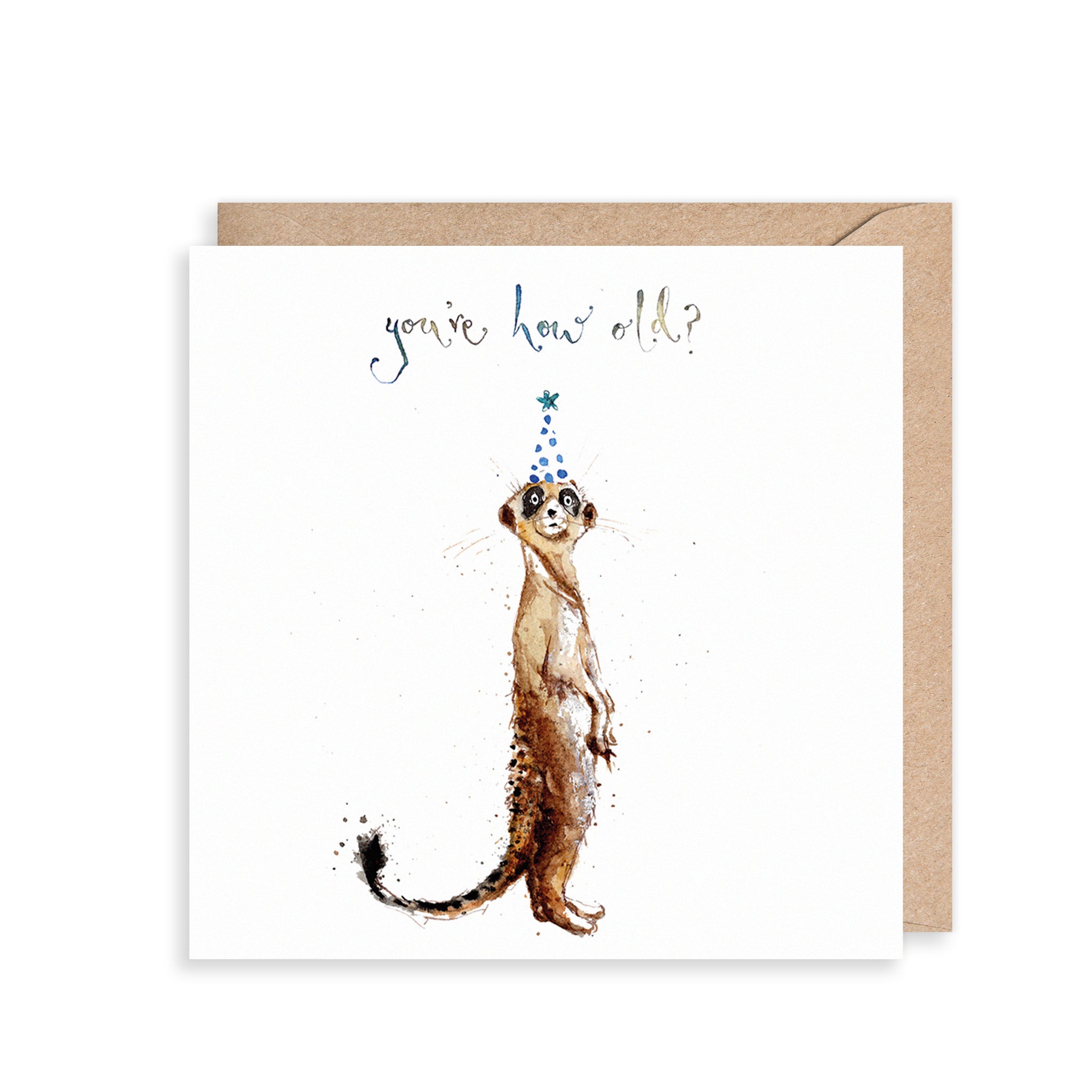 How Old? Meerkat Birthday Card