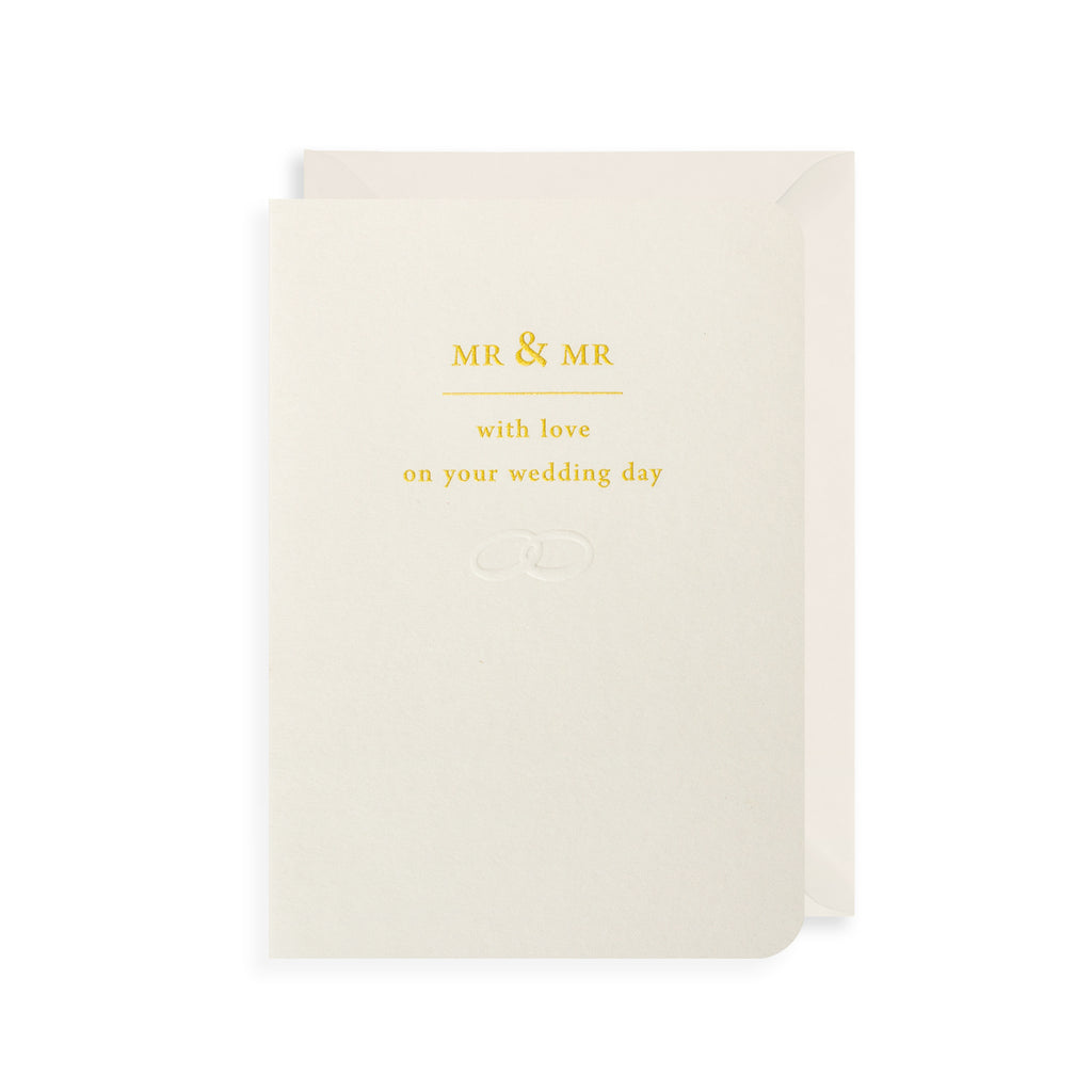 Mr & Mr, Your Wedding Greetings Card The Art File