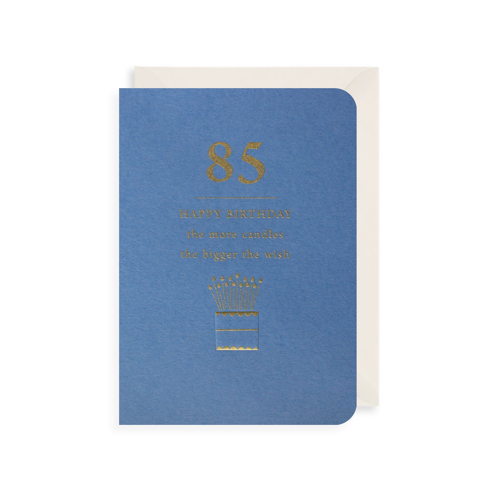 85th Birthday, Bigger Wish Greetings Card The Art File