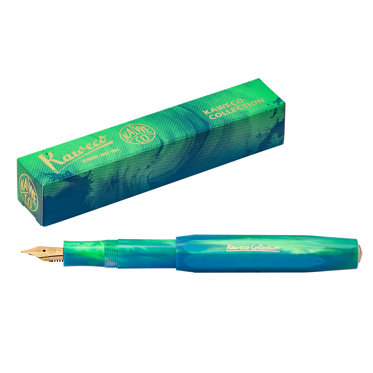 Kaweco Fountain Pen, Marble Ocean Collection