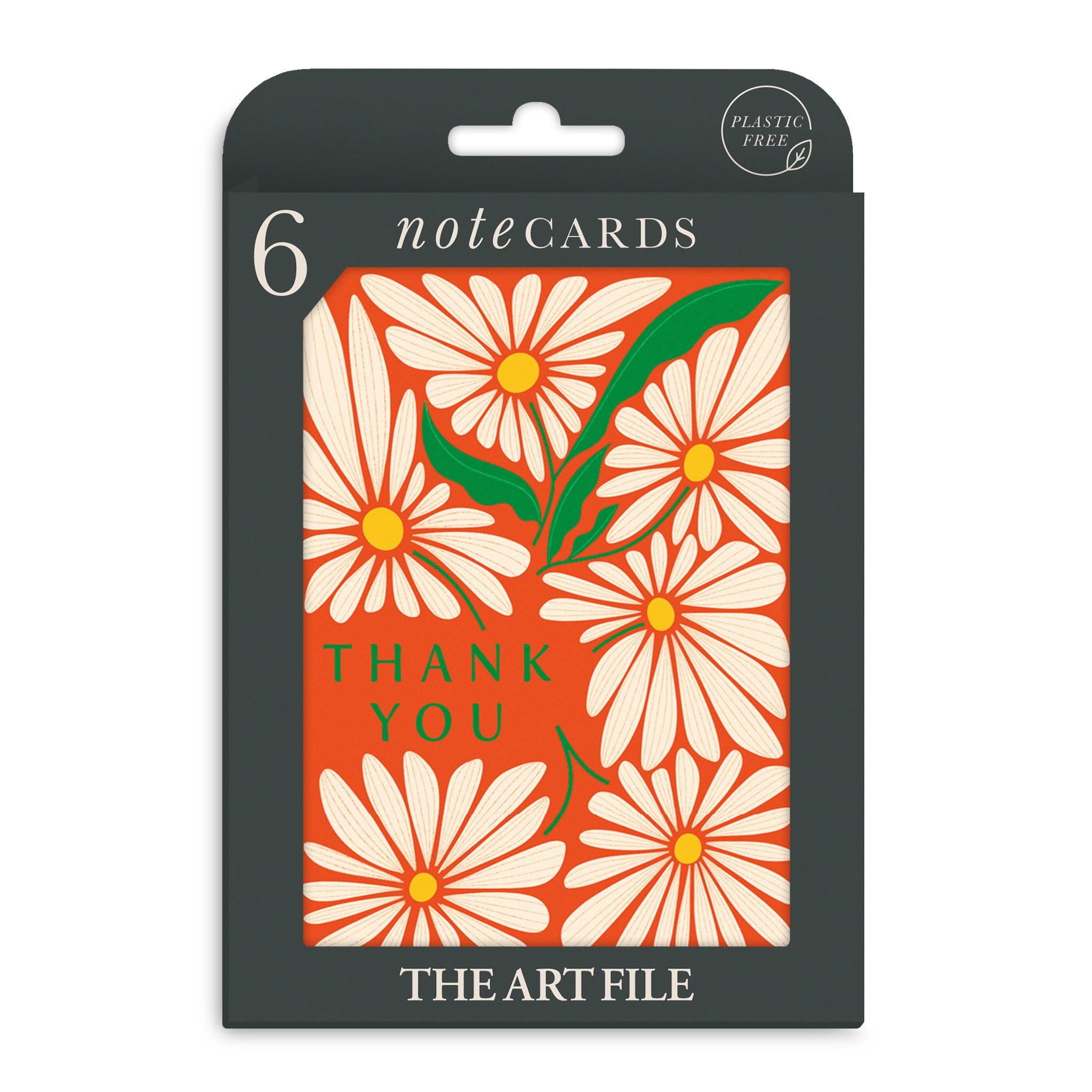 Floral Thank You Card Pack - Pack of 6 Notecards