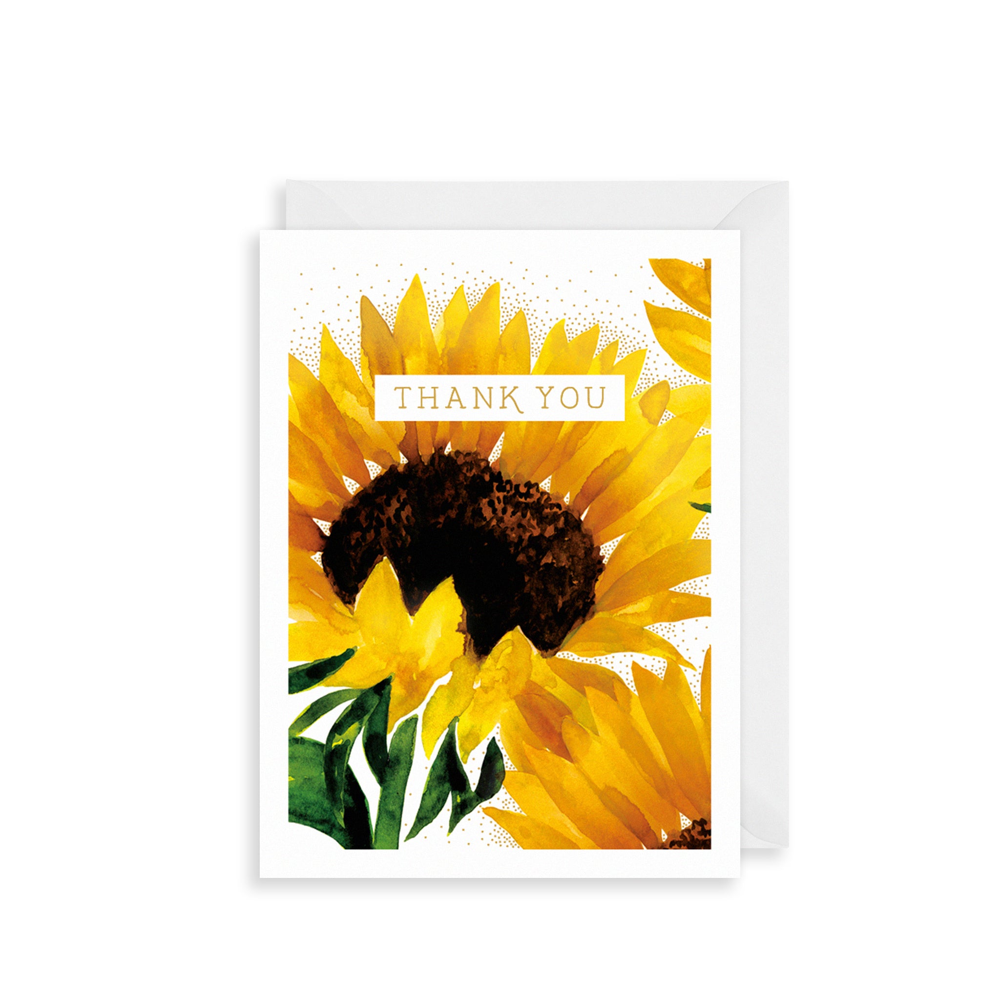 Sunflower Thank You Cards - Pack of 6 Notecards