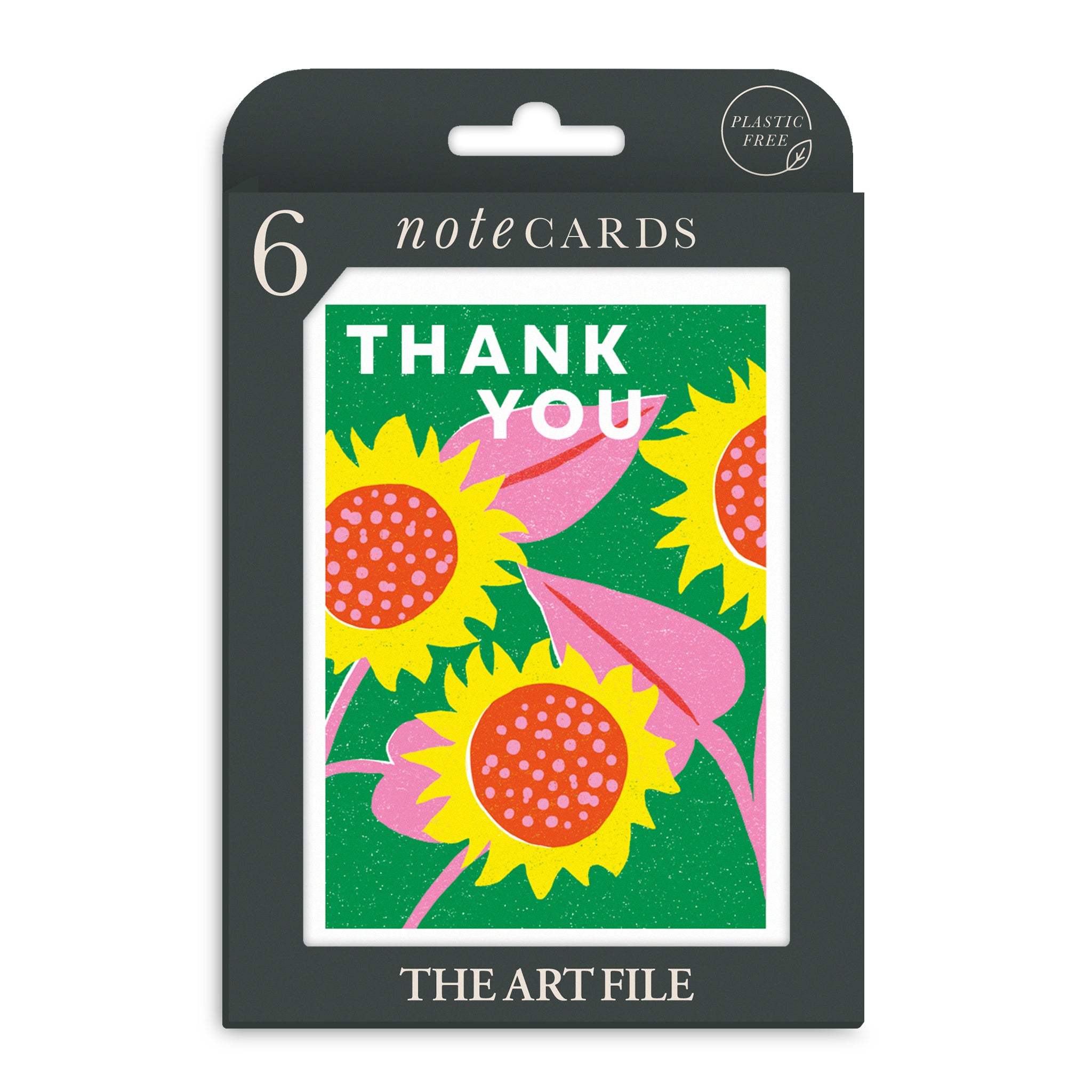 Sunflower Thank You Cards - Pack of 6 Notecards