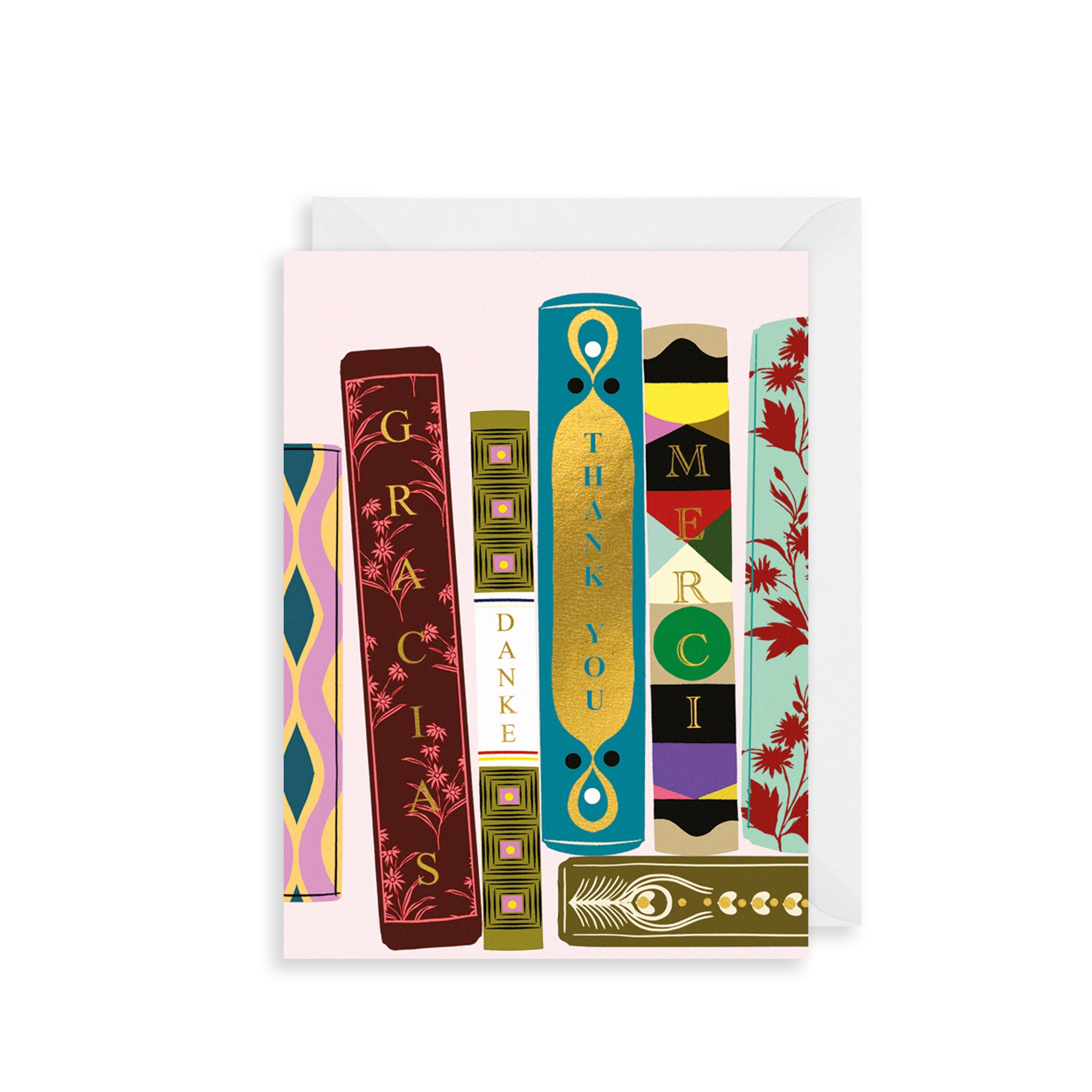 Books Thank You Cards - Pack of 6 Notecards