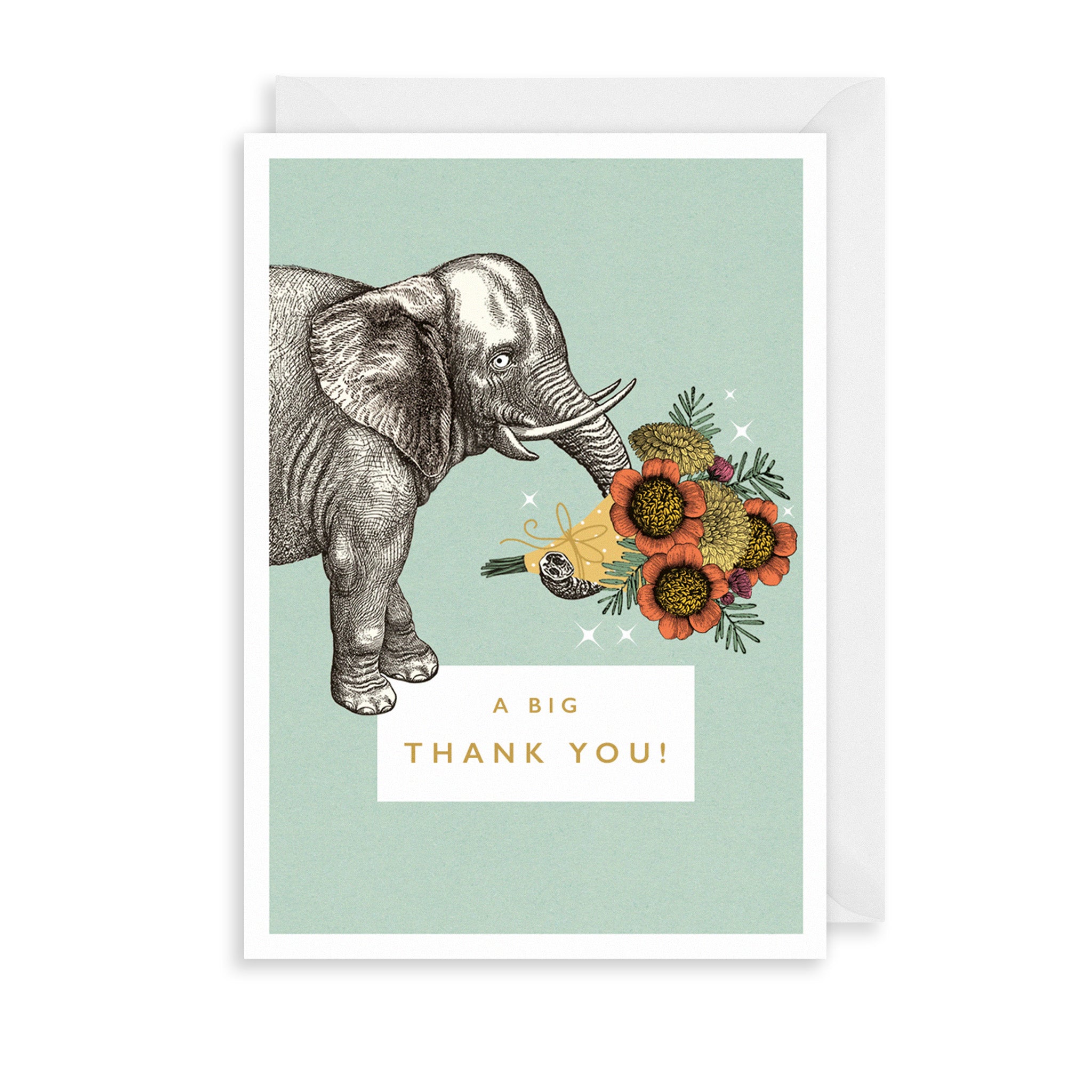 A Big Thank You Greetings Card The Art File