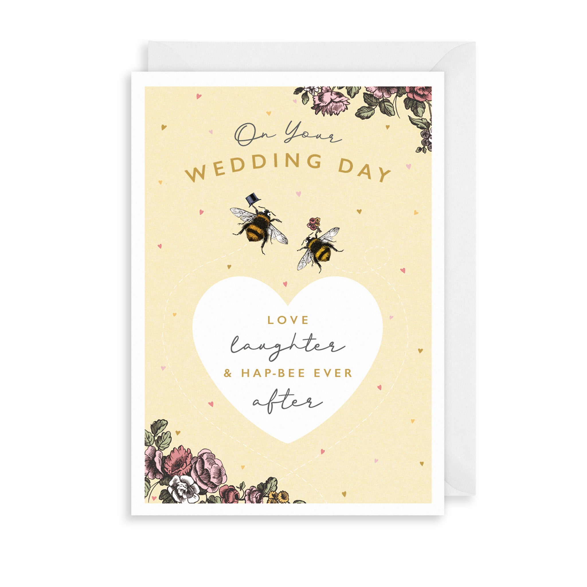 Hap-Bee Ever After Greetings Card The Art File