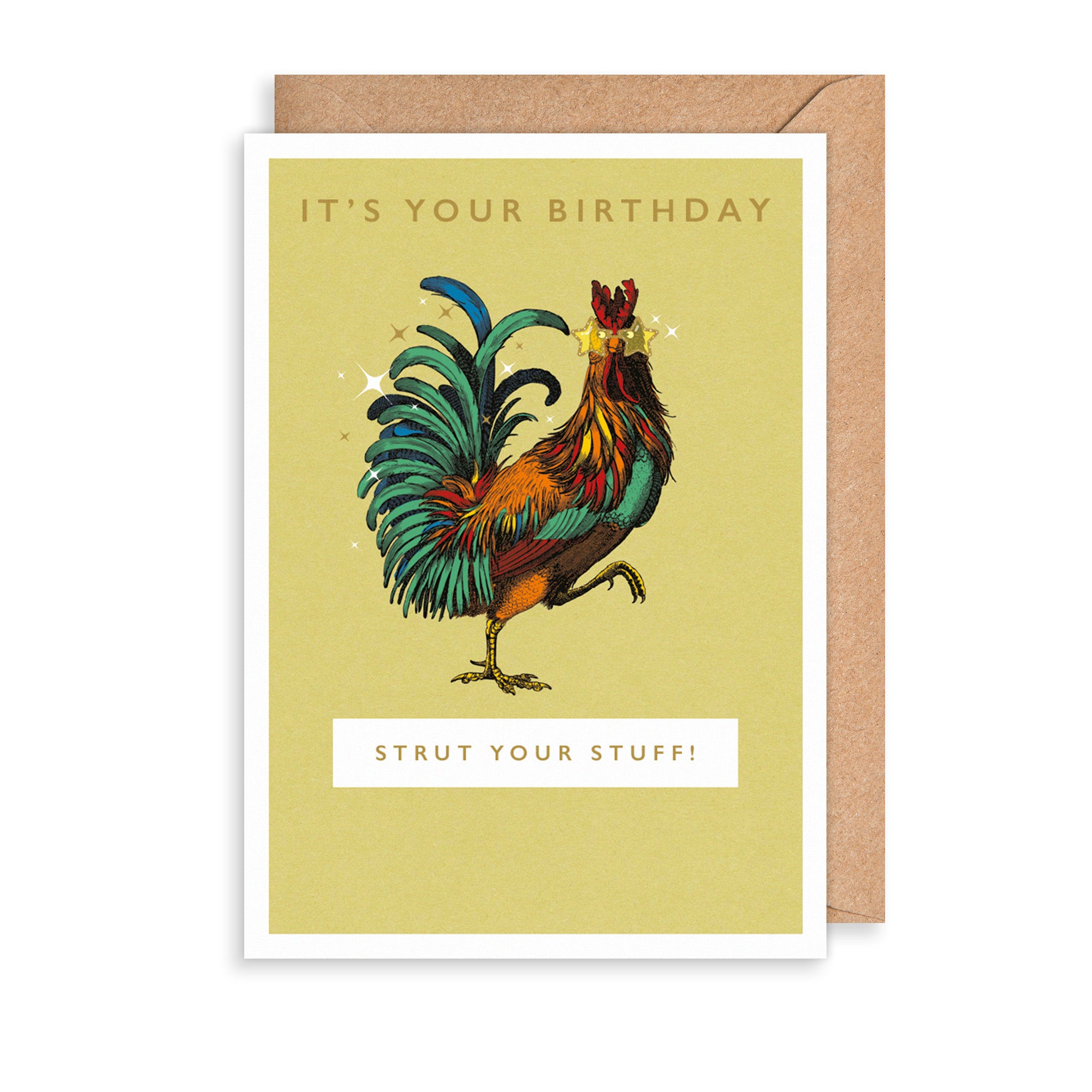 Strut Your Stuff Greetings Card