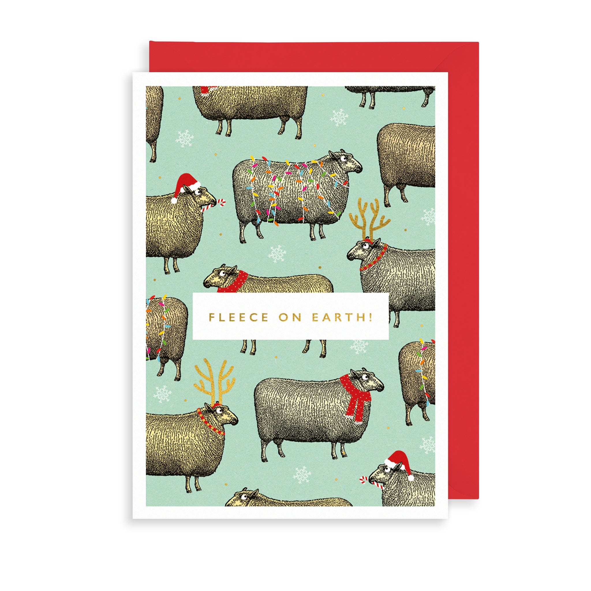 Fleece On Earth Christmas Card