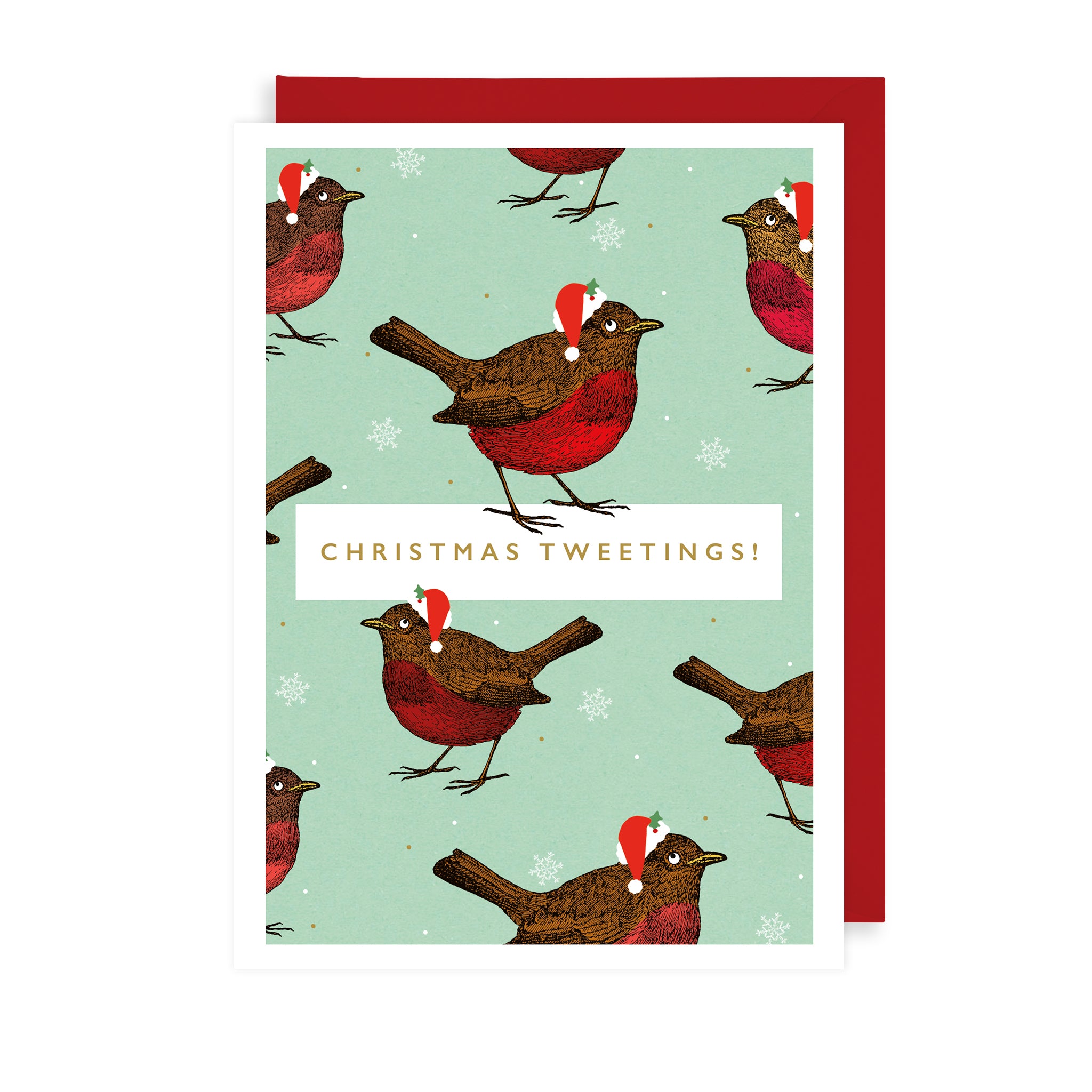 Christmas Tweetings Christmas Card