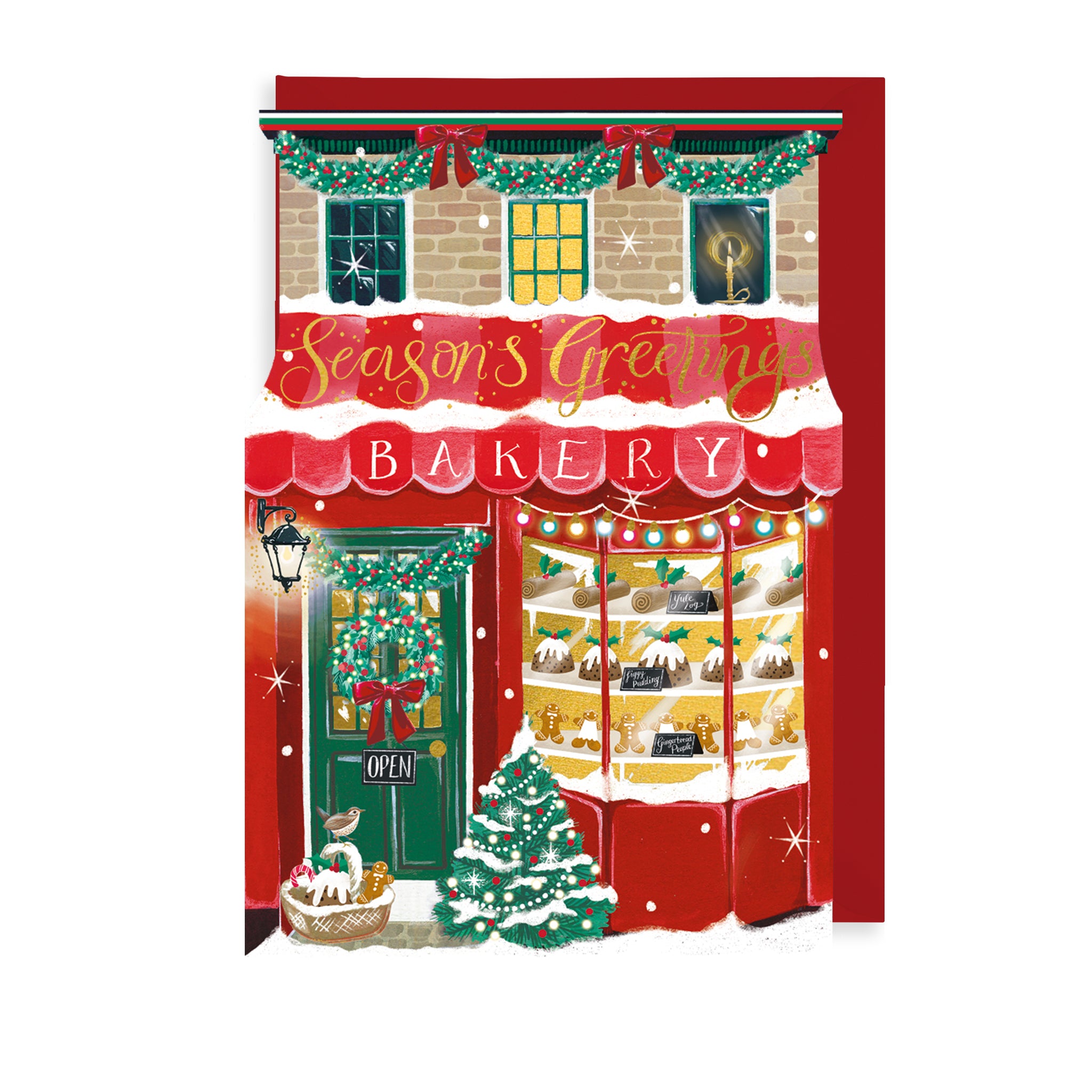 Bakery Shop Christmas Card