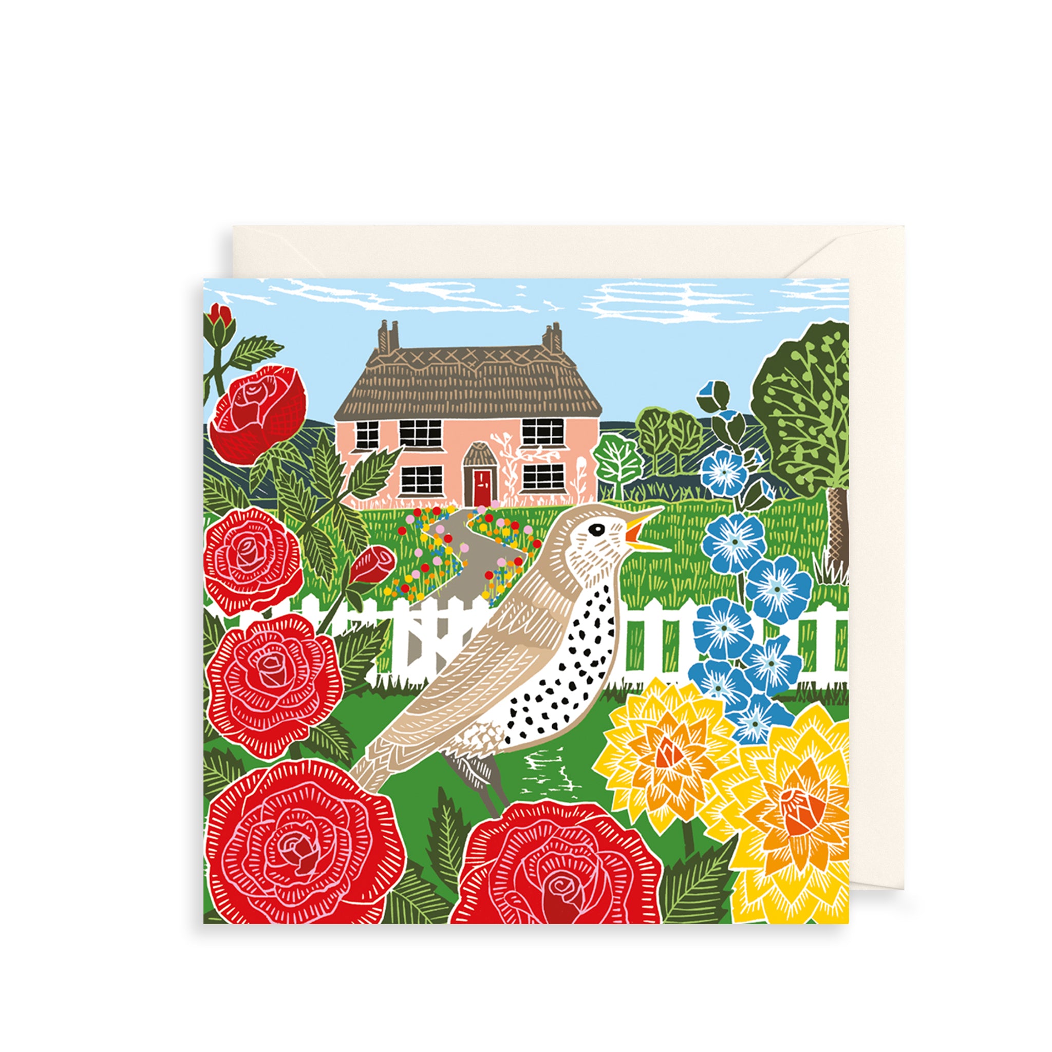 Rose Cottage Greetings Card The Art File